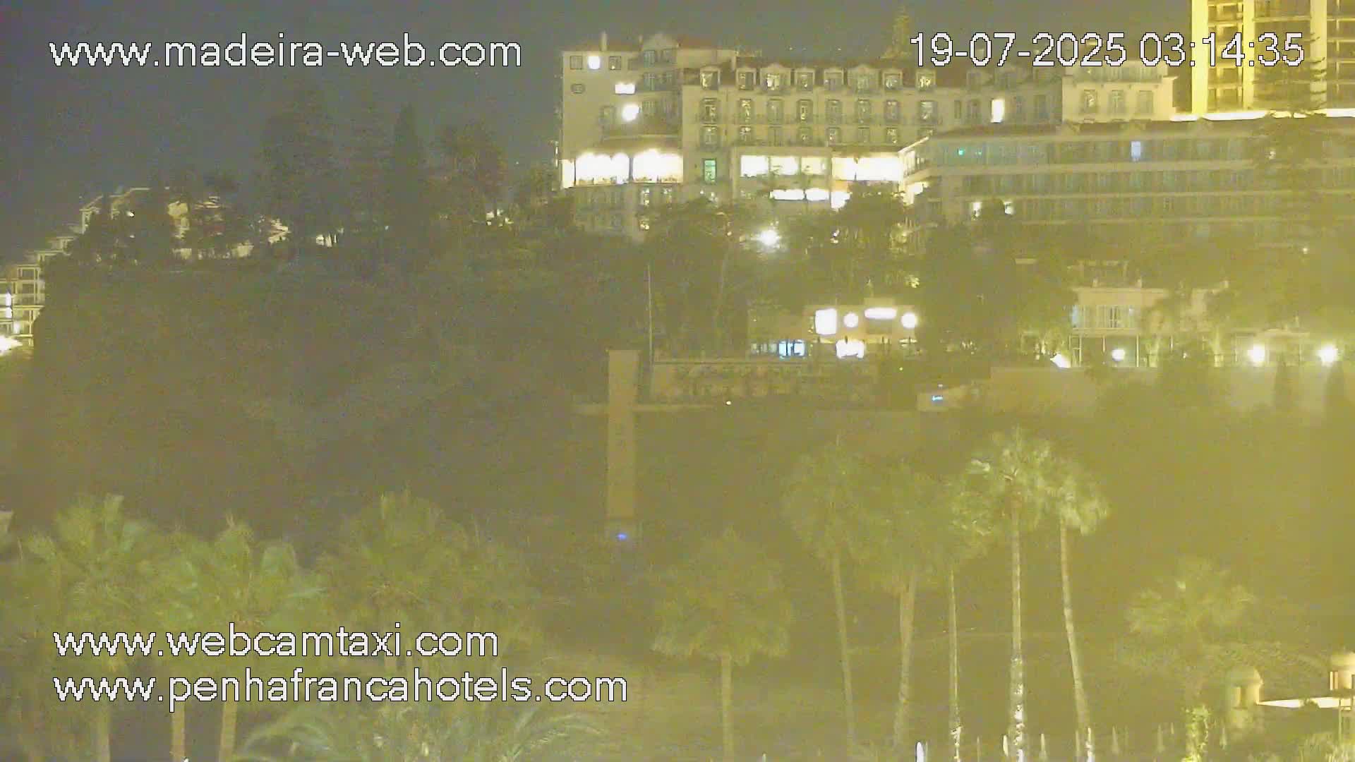 Funchal City View from Penha de Franca Hotel Live Cam - Funchal, Madeira, Portugal