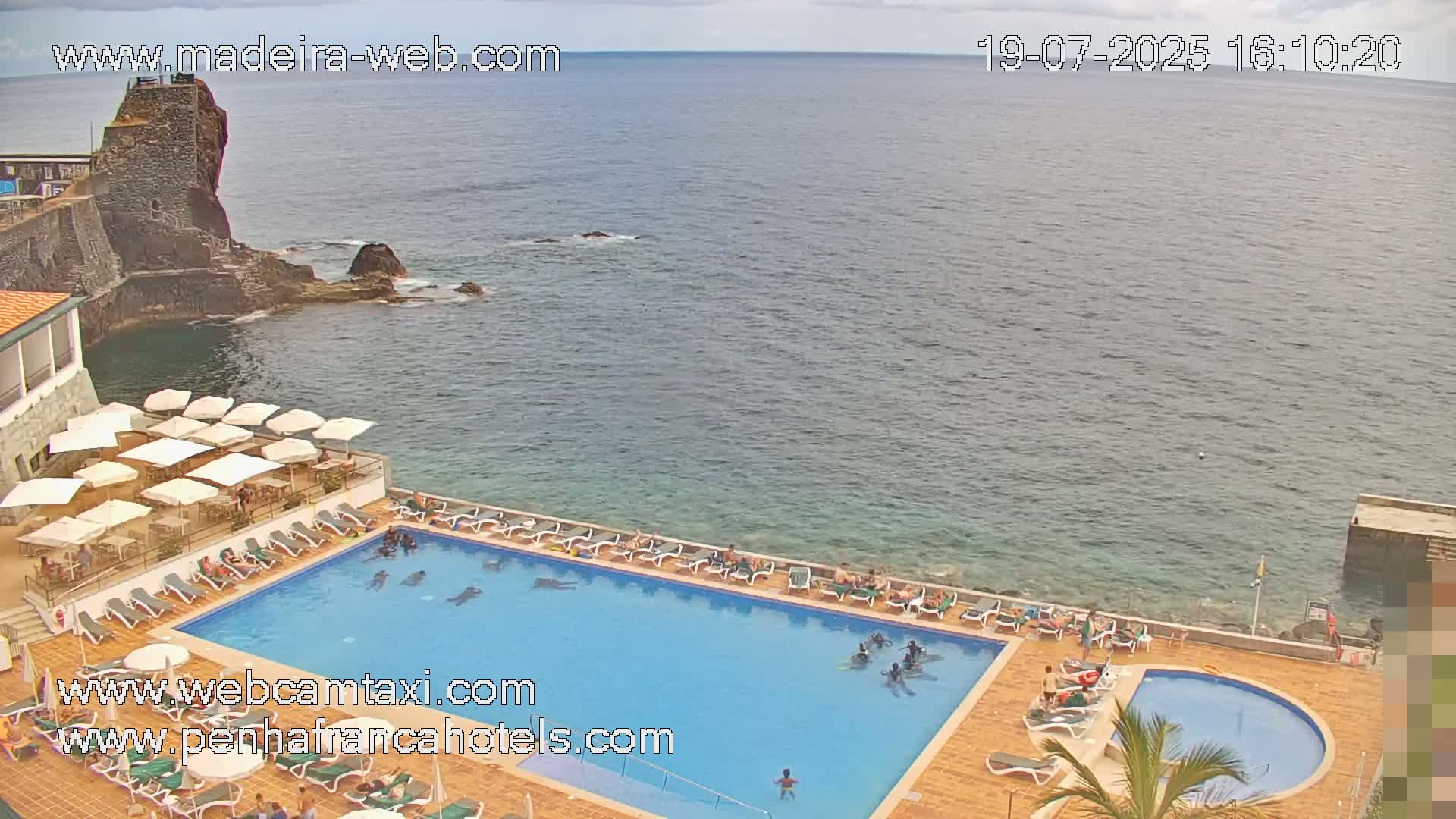 Funchal City View from Penha de Franca Hotel Live Cam - Funchal, Madeira, Portugal
