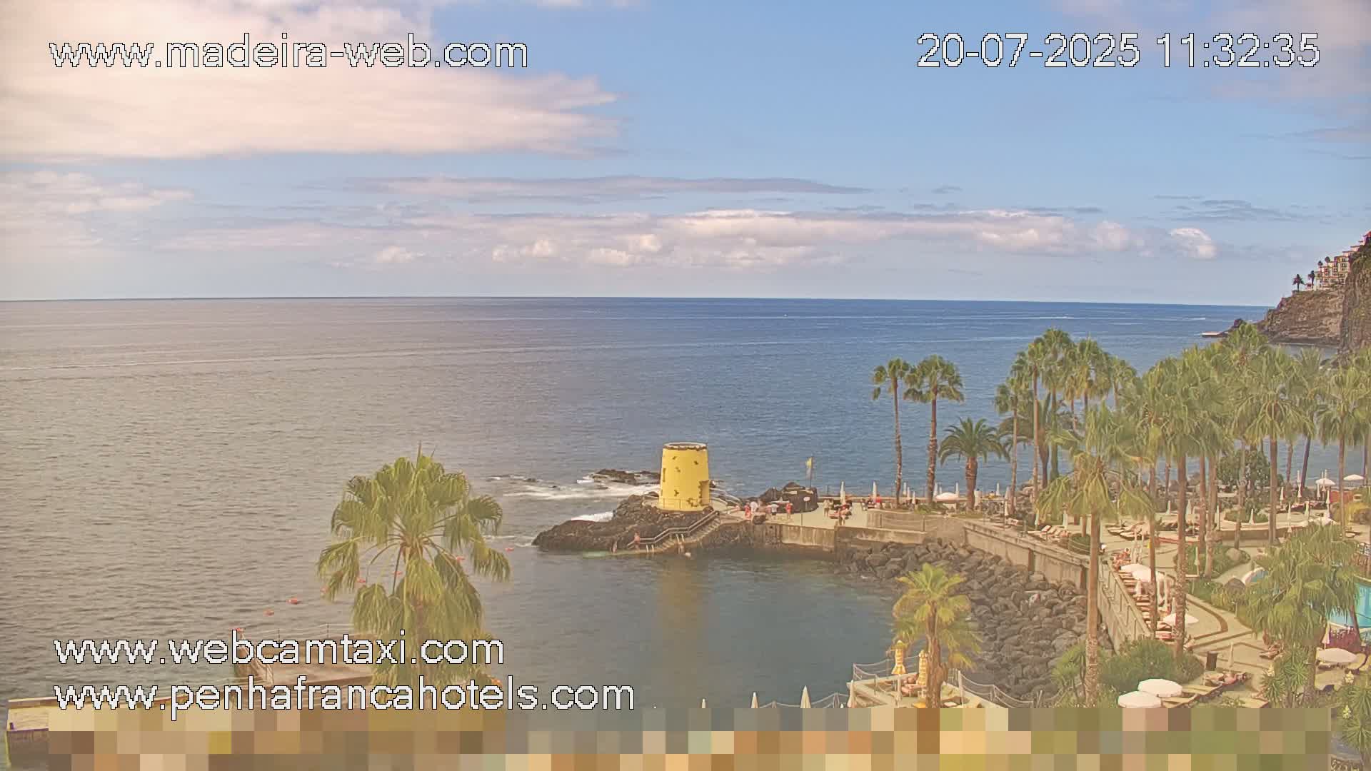 Funchal City View from Penha de Franca Hotel Live Cam - Funchal, Madeira, Portugal