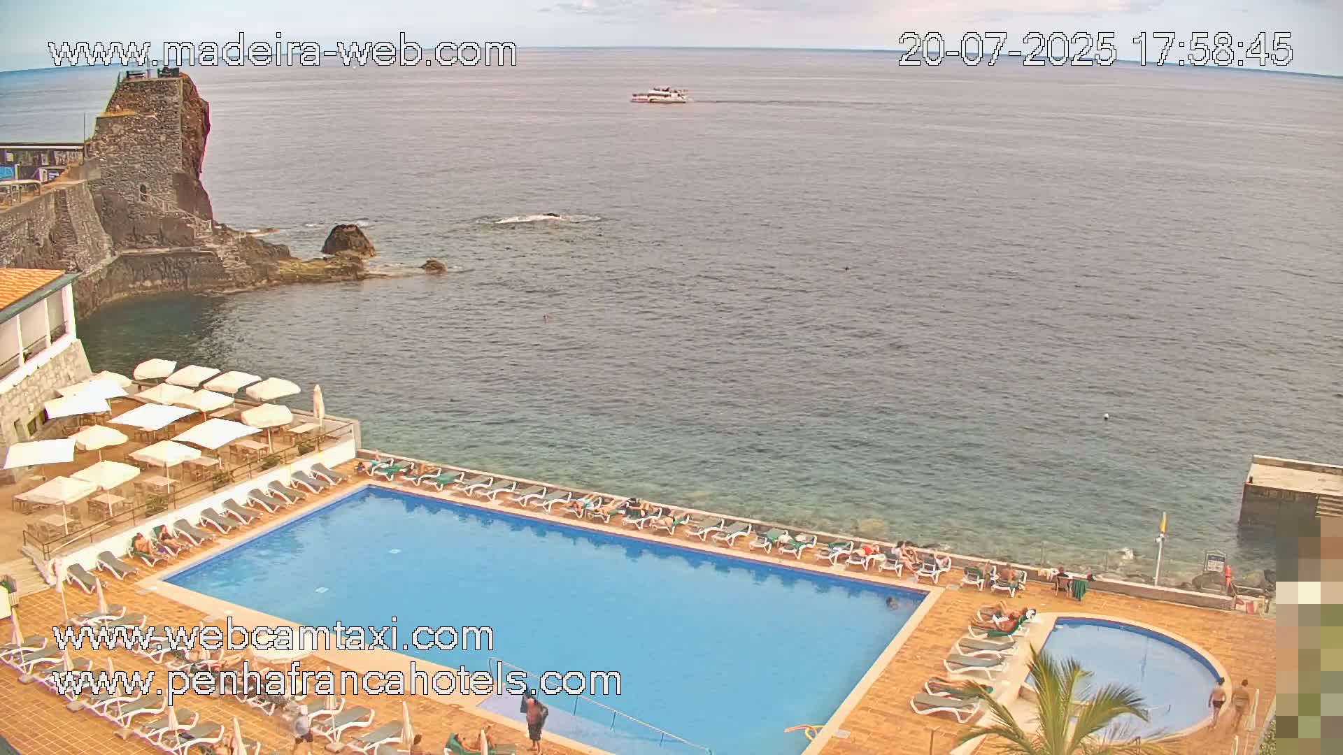 Funchal City View from Penha de Franca Hotel Live Cam - Funchal, Madeira, Portugal