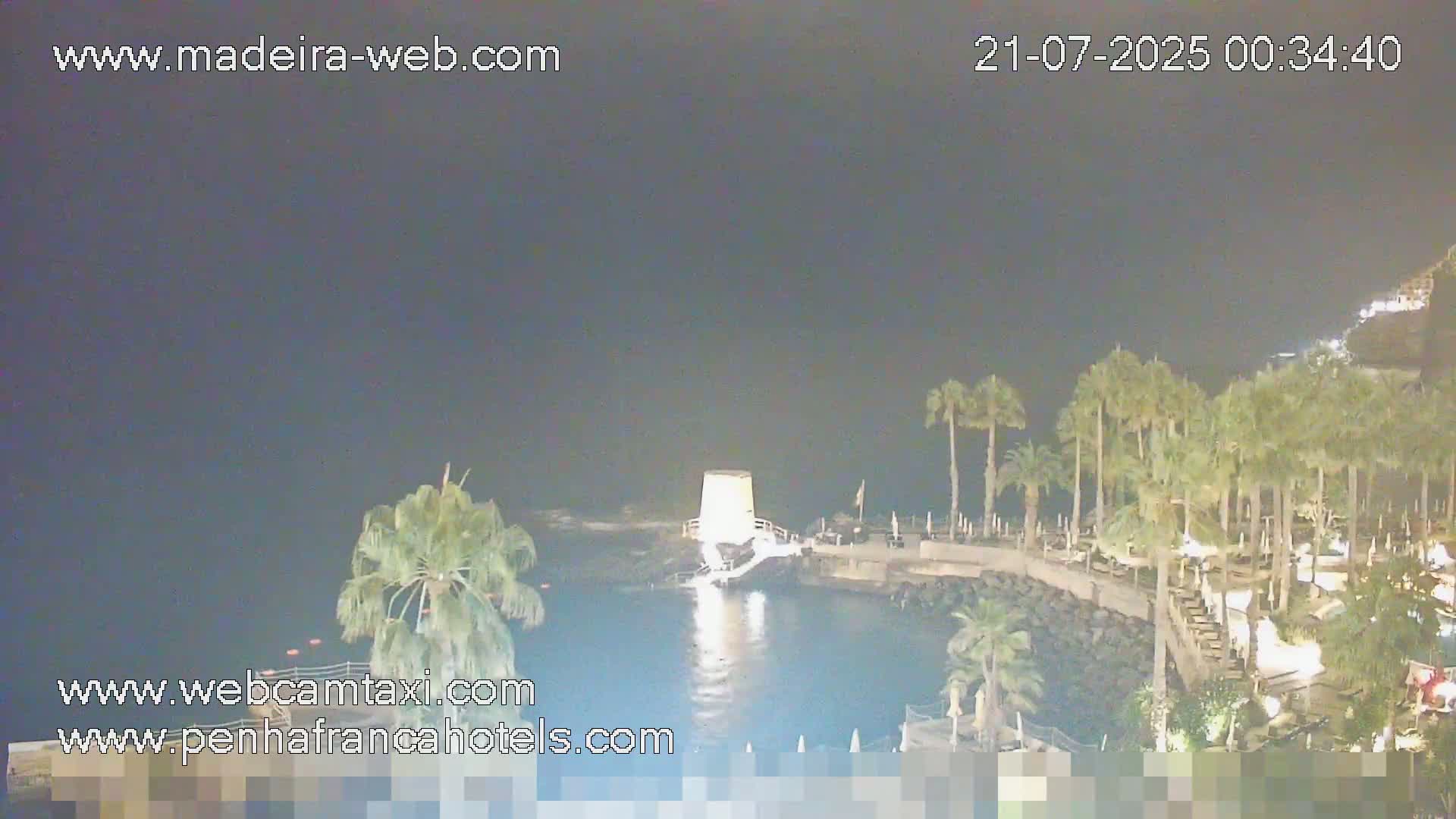 Funchal City View from Penha de Franca Hotel Live Cam - Funchal, Madeira, Portugal