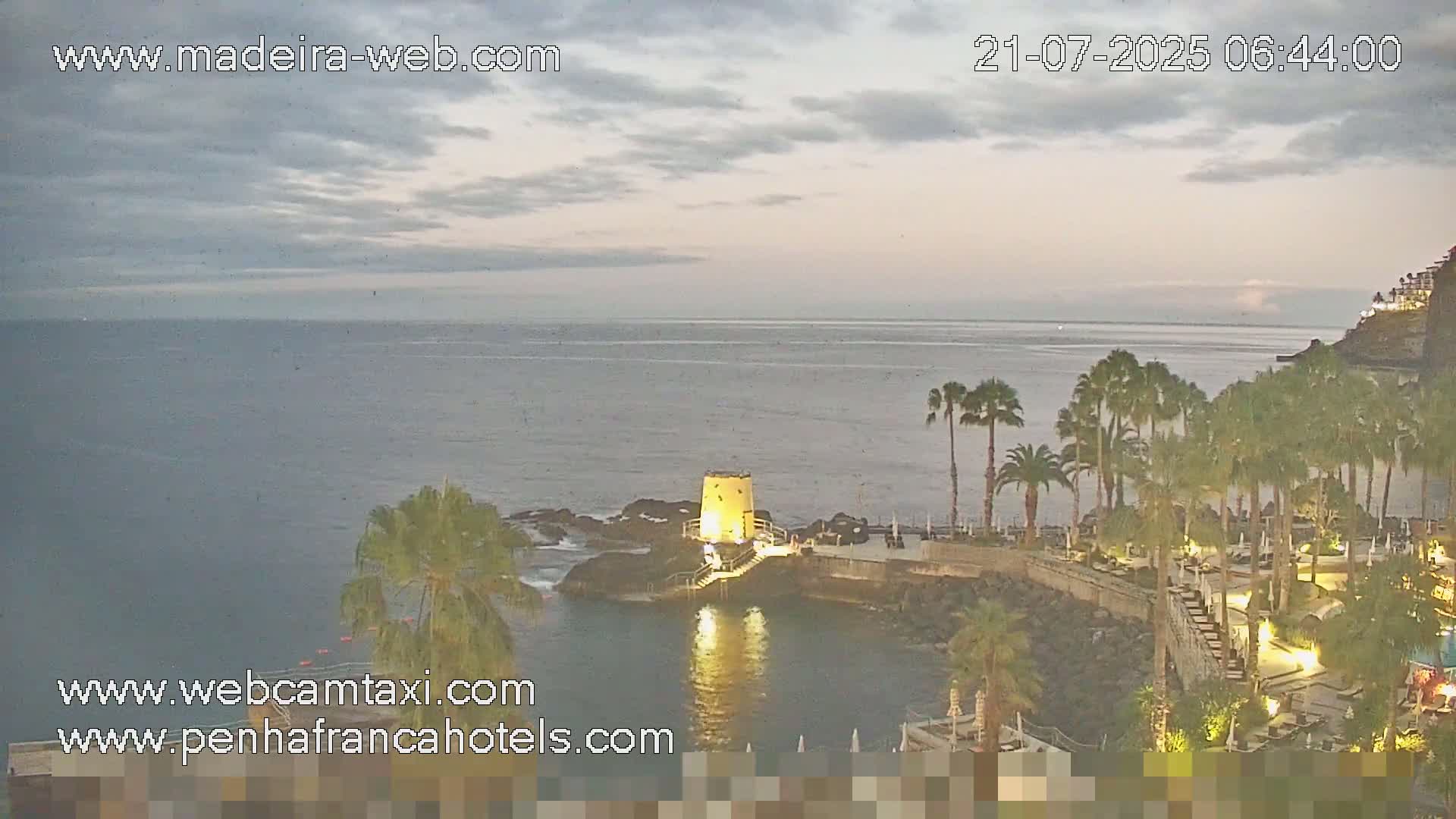 Funchal City View from Penha de Franca Hotel Live Cam - Funchal, Madeira, Portugal