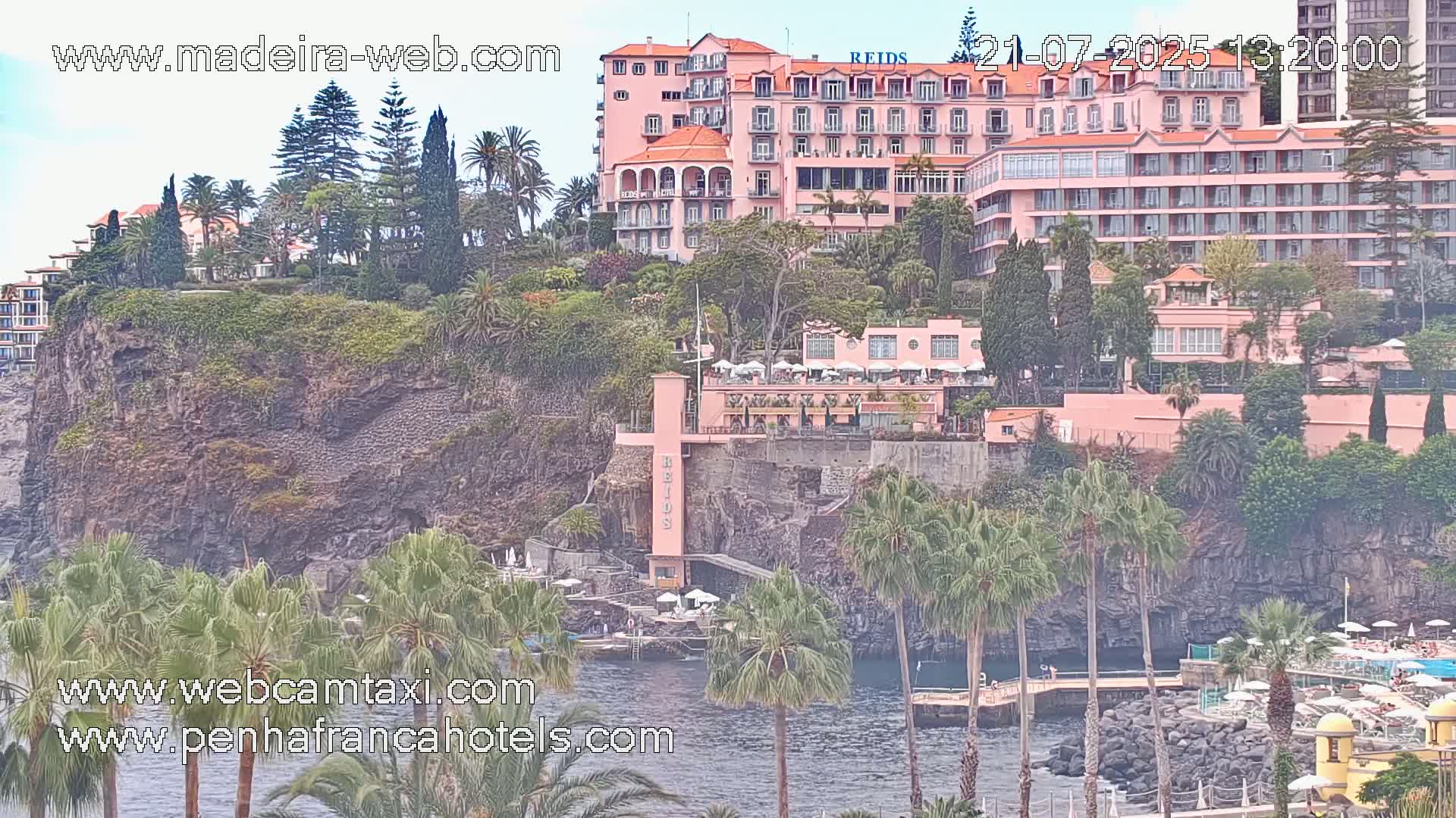 Funchal City View from Penha de Franca Hotel Live Cam - Funchal, Madeira, Portugal