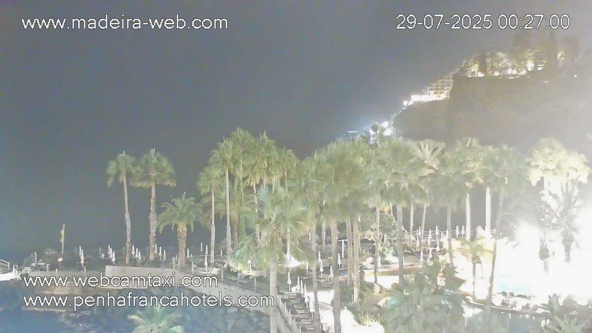 Funchal City View from Penha de Franca Hotel Live Cam - Funchal, Madeira, Portugal