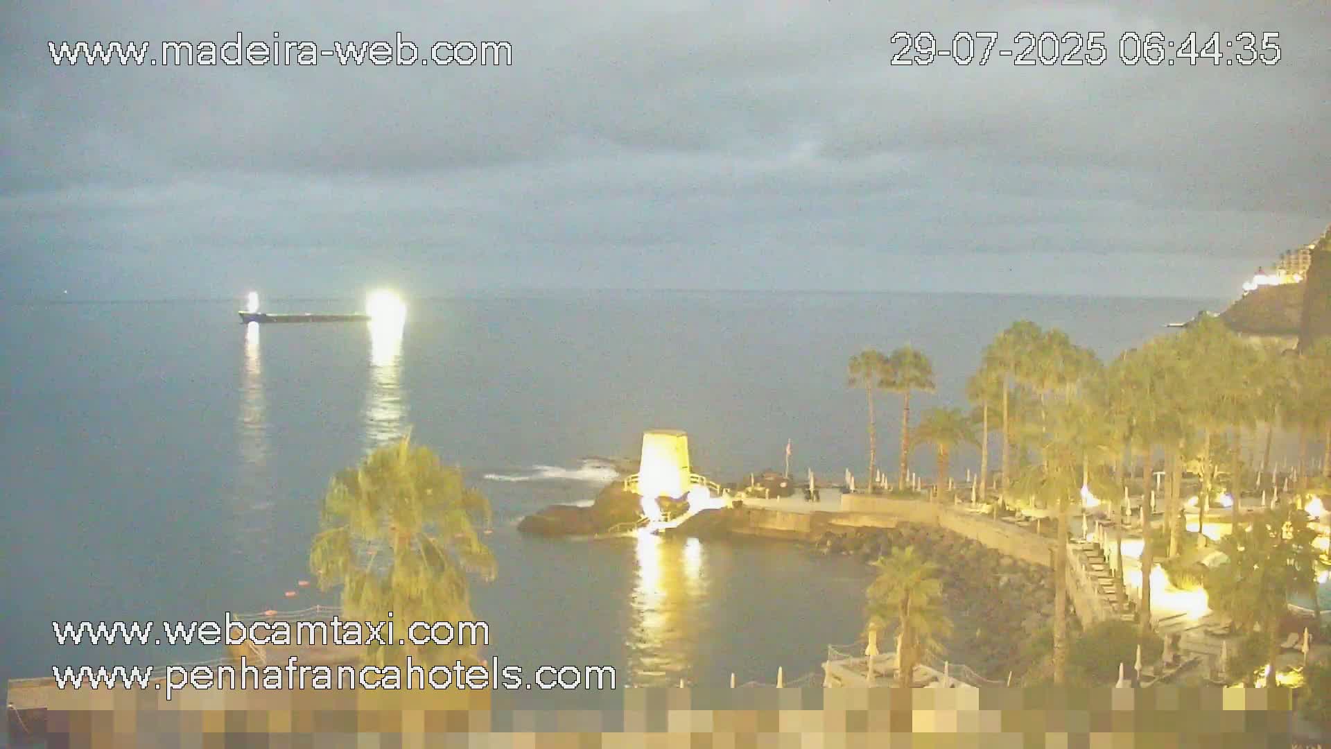 Funchal City View from Penha de Franca Hotel Live Cam - Funchal, Madeira, Portugal
