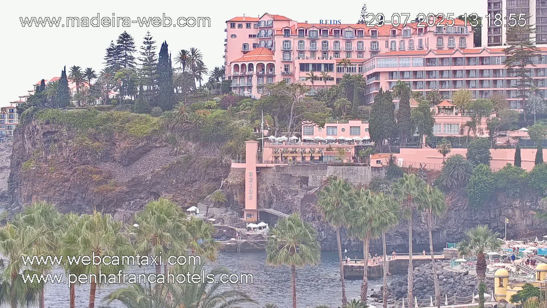 Funchal City View from Penha de Franca Hotel Live Cam - Funchal, Madeira, Portugal