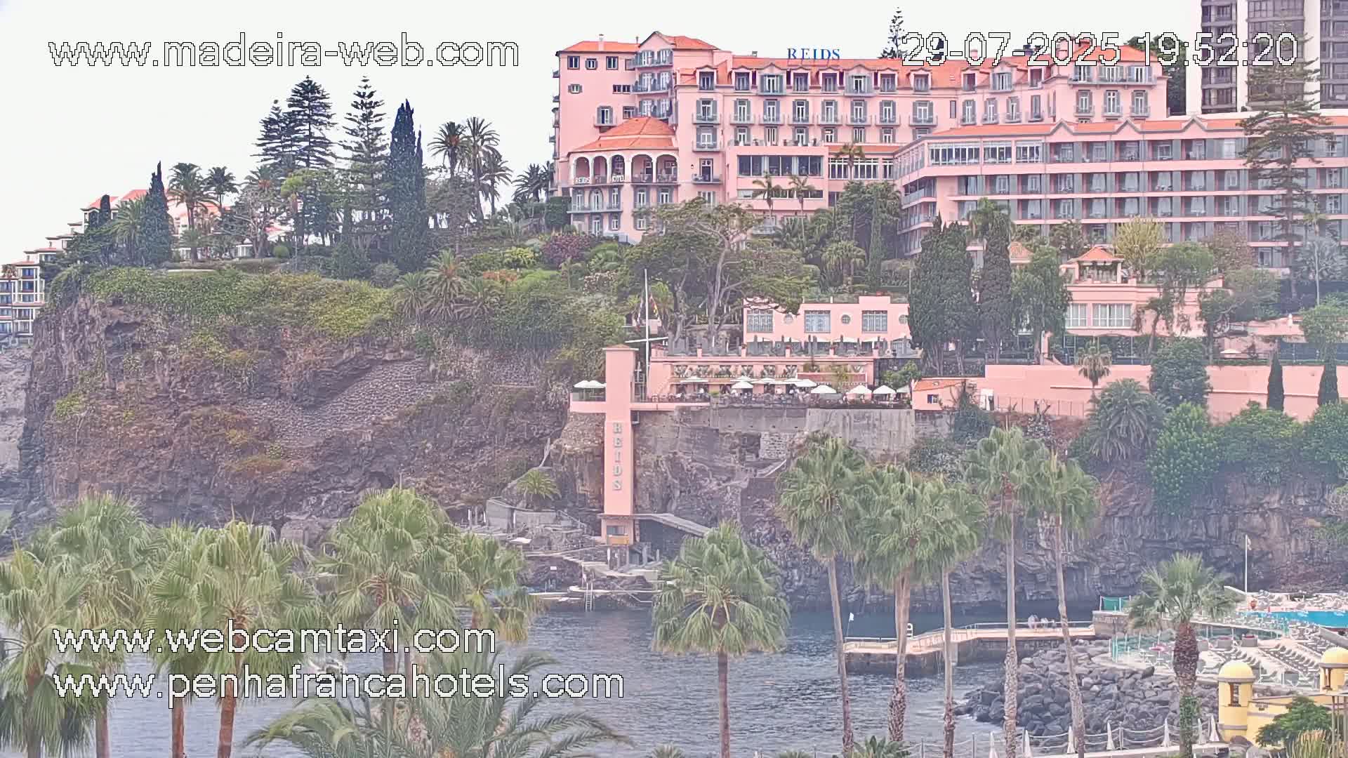 Funchal City View from Penha de Franca Hotel Live Cam - Funchal, Madeira, Portugal