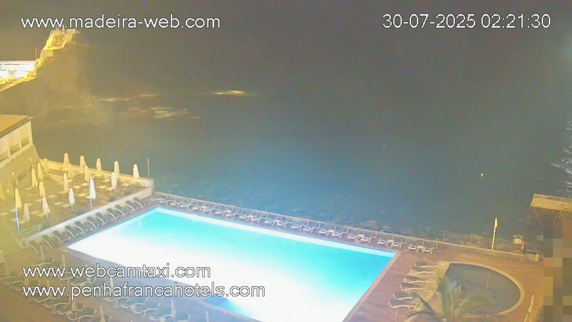 Funchal City View from Penha de Franca Hotel Live Cam - Funchal, Madeira, Portugal