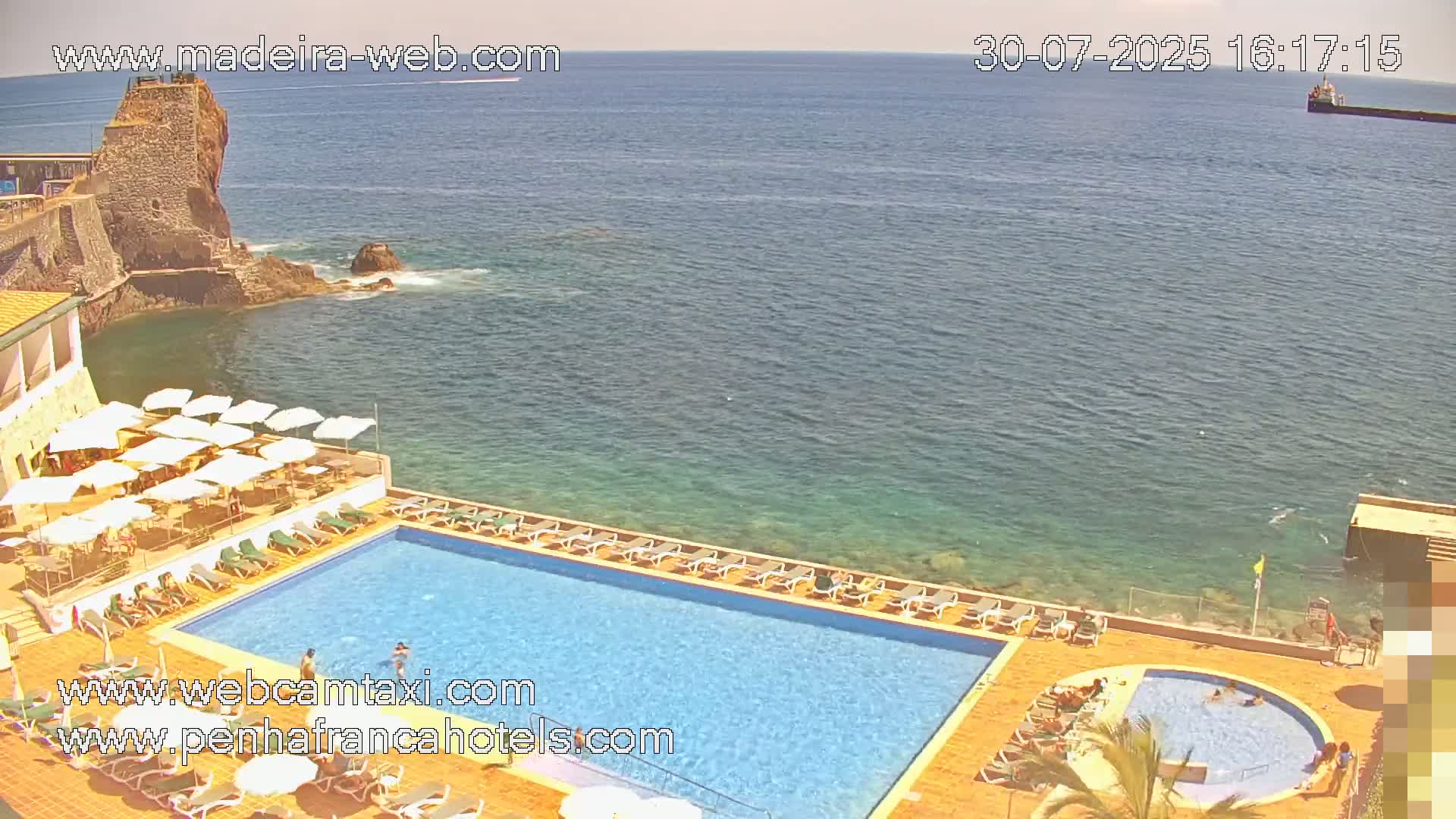 Funchal City View from Penha de Franca Hotel Live Cam - Funchal, Madeira, Portugal