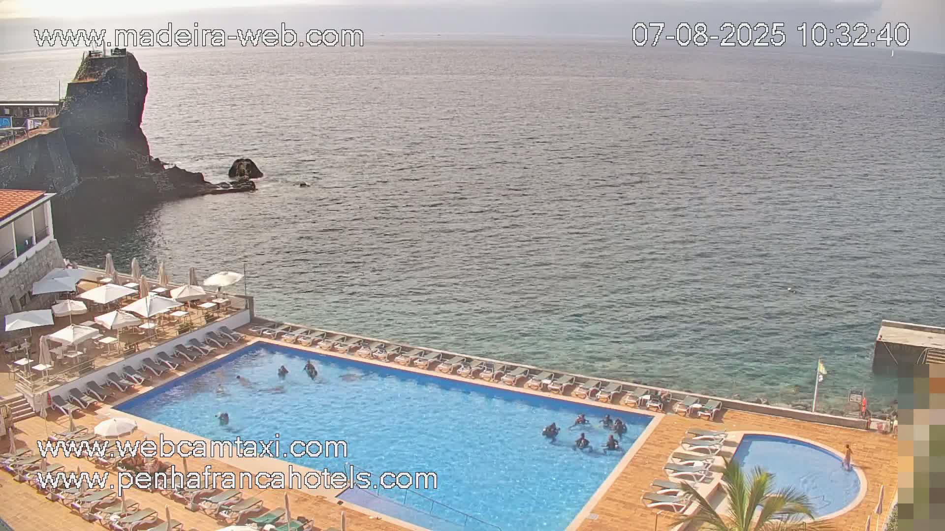 Funchal City View from Penha de Franca Hotel Live Cam - Funchal, Madeira, Portugal