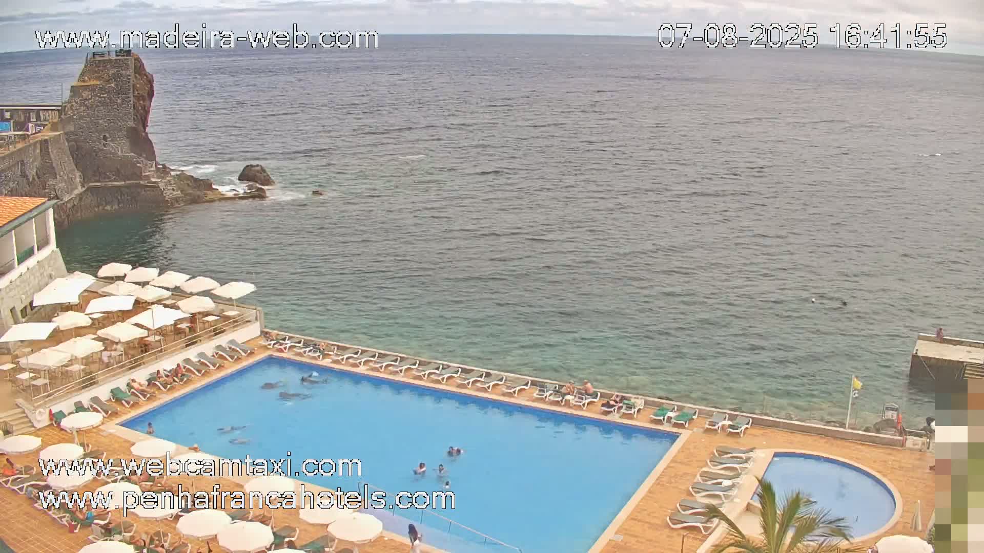 Funchal City View from Penha de Franca Hotel Live Cam - Funchal, Madeira, Portugal