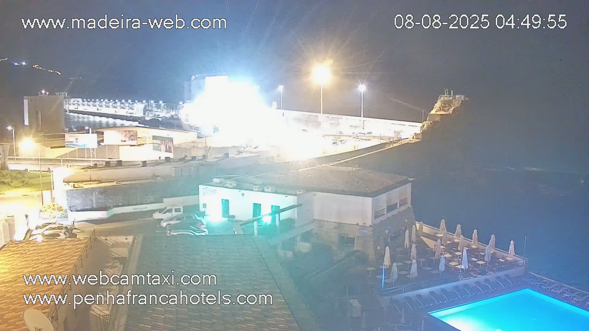 Funchal City View from Penha de Franca Hotel Live Cam - Funchal, Madeira, Portugal