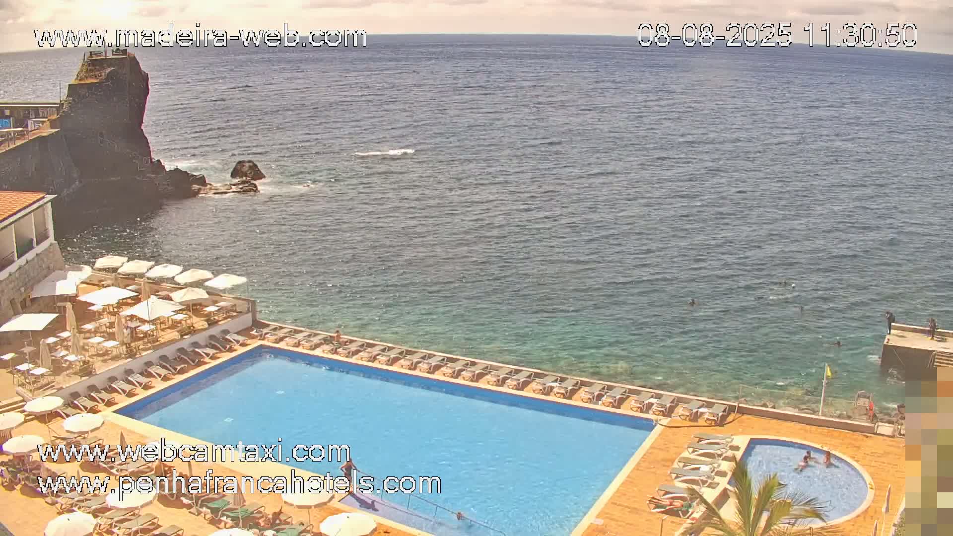 Funchal City View from Penha de Franca Hotel Live Cam - Funchal, Madeira, Portugal