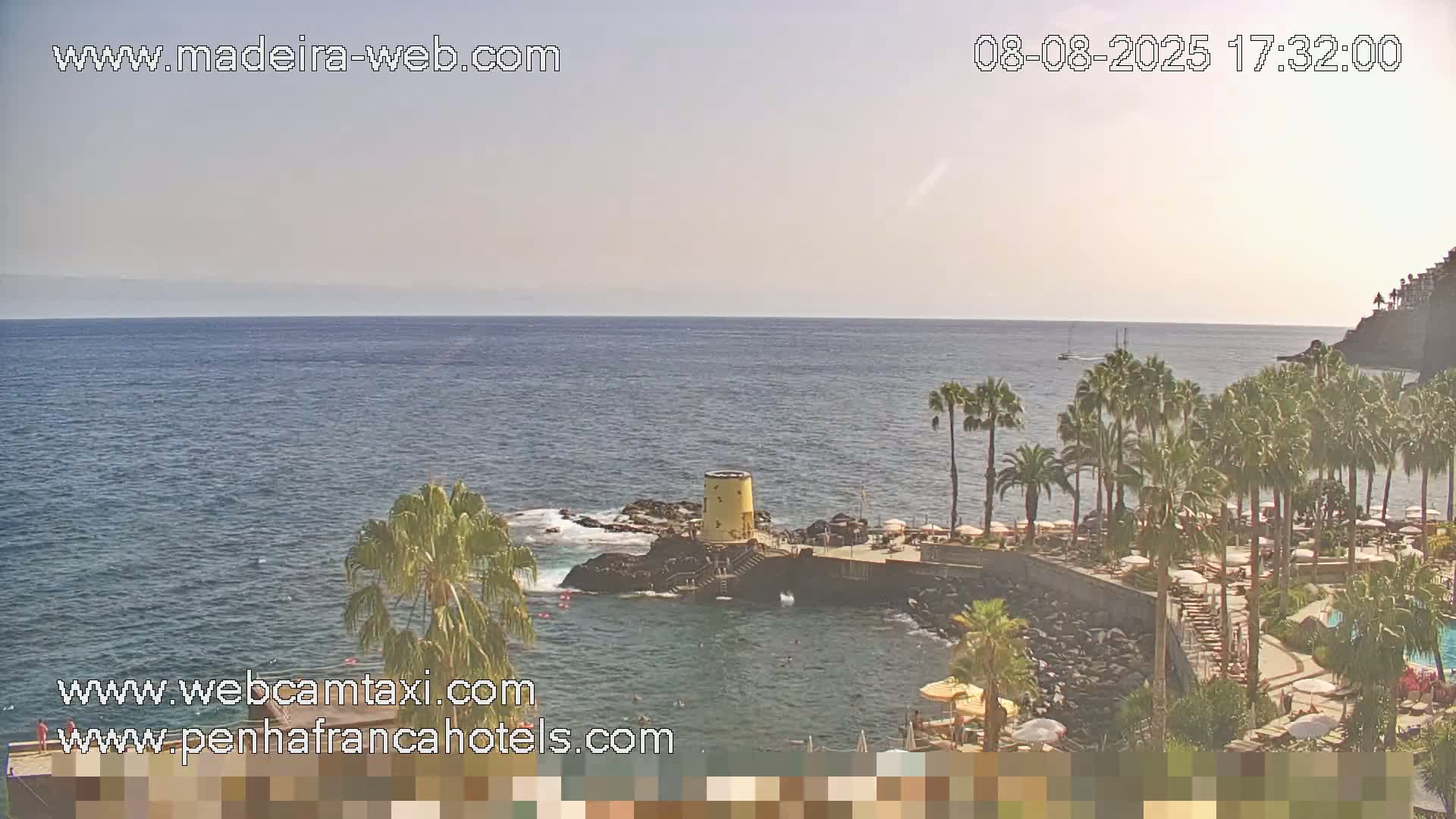 Funchal City View from Penha de Franca Hotel Live Cam - Funchal, Madeira, Portugal