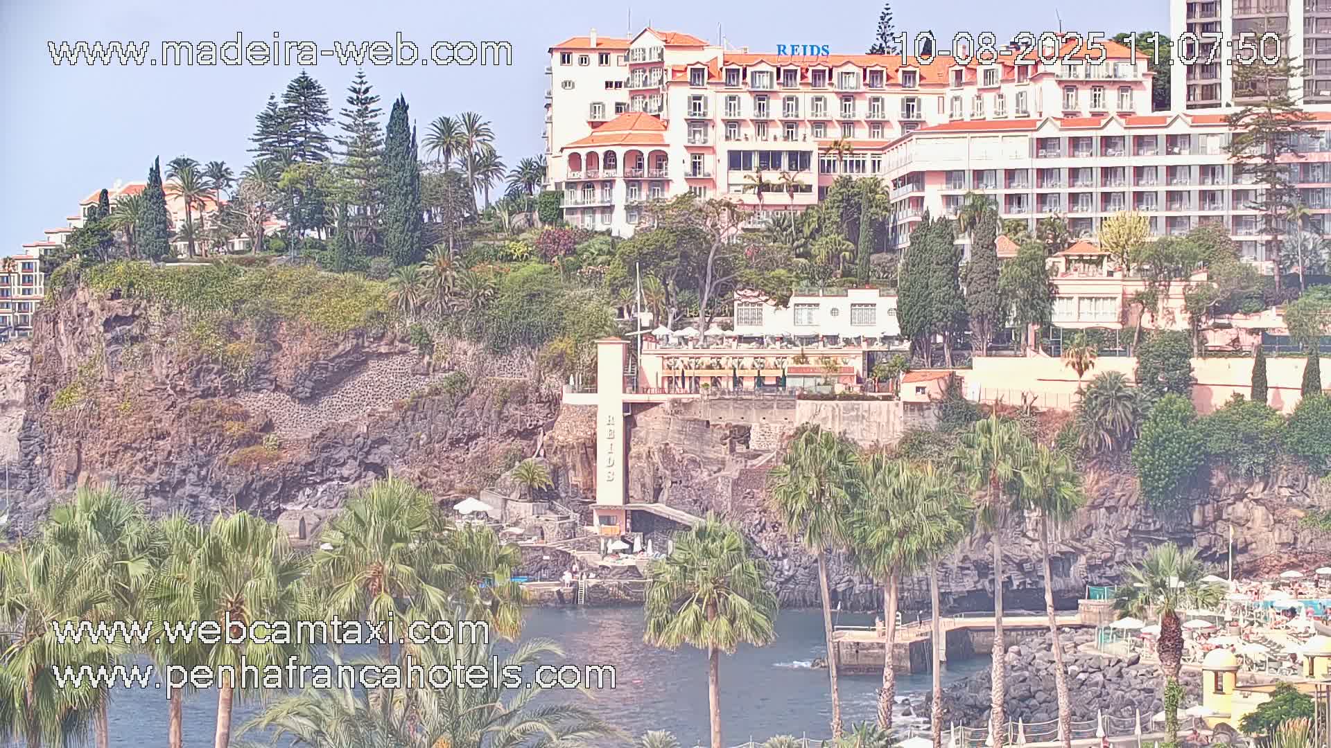Funchal City View from Penha de Franca Hotel Live Cam - Funchal, Madeira, Portugal