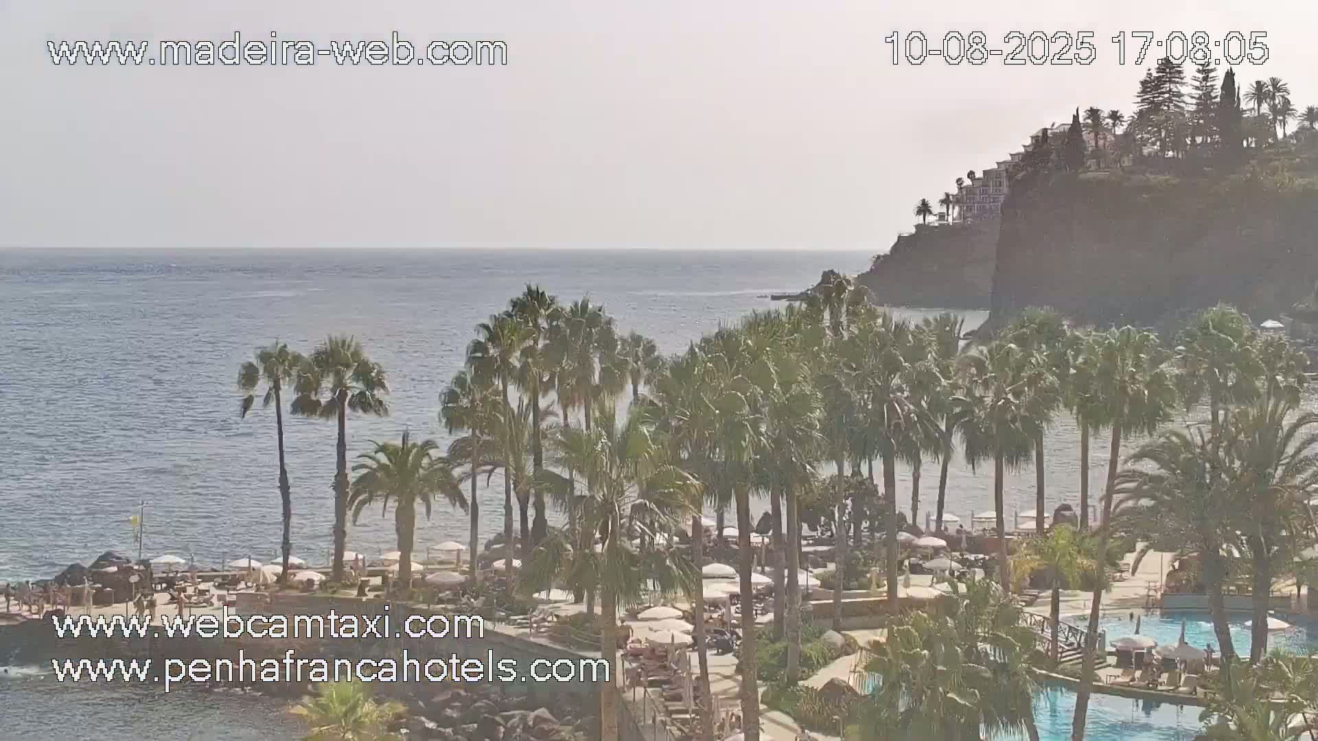 Funchal City View from Penha de Franca Hotel Live Cam - Funchal, Madeira, Portugal