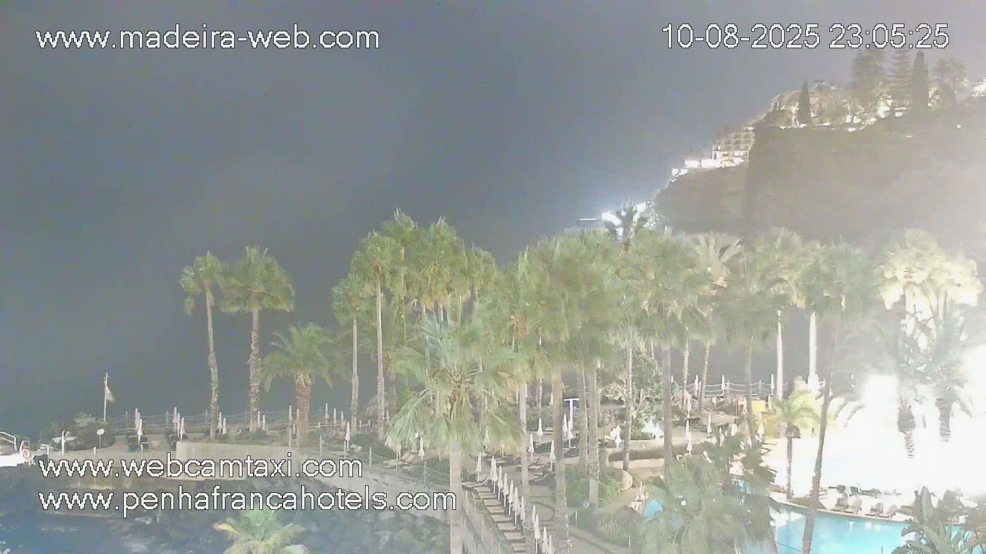 Funchal City View from Penha de Franca Hotel Live Cam - Funchal, Madeira, Portugal