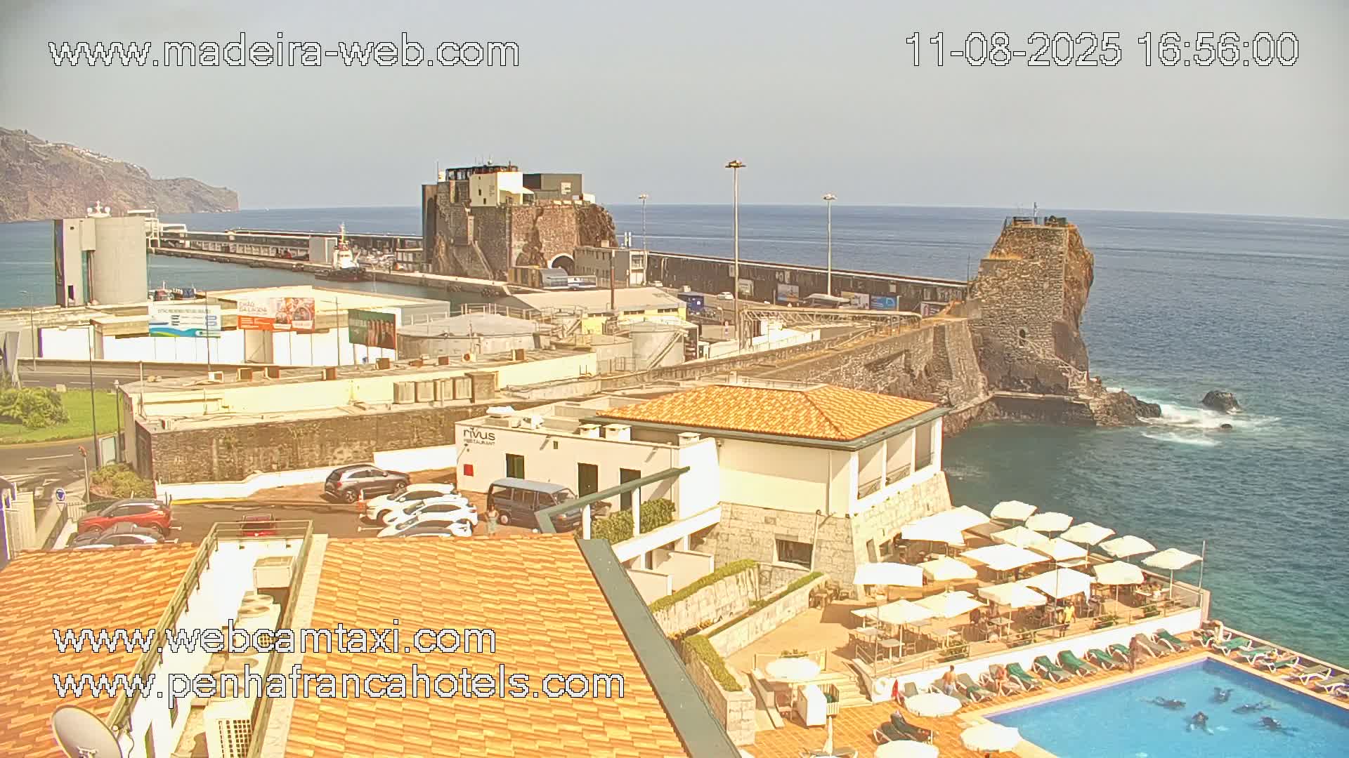 Funchal City View from Penha de Franca Hotel Live Cam - Funchal, Madeira, Portugal