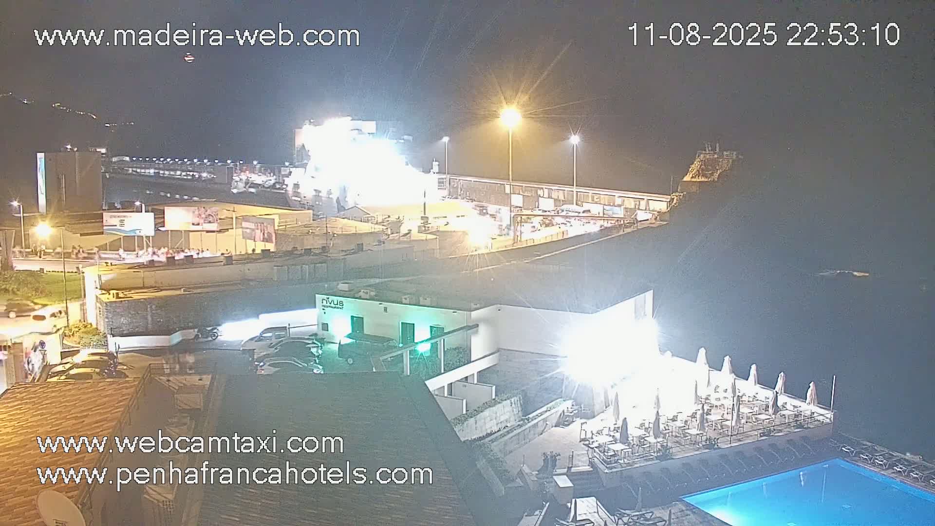 Funchal City View from Penha de Franca Hotel Live Cam - Funchal, Madeira, Portugal