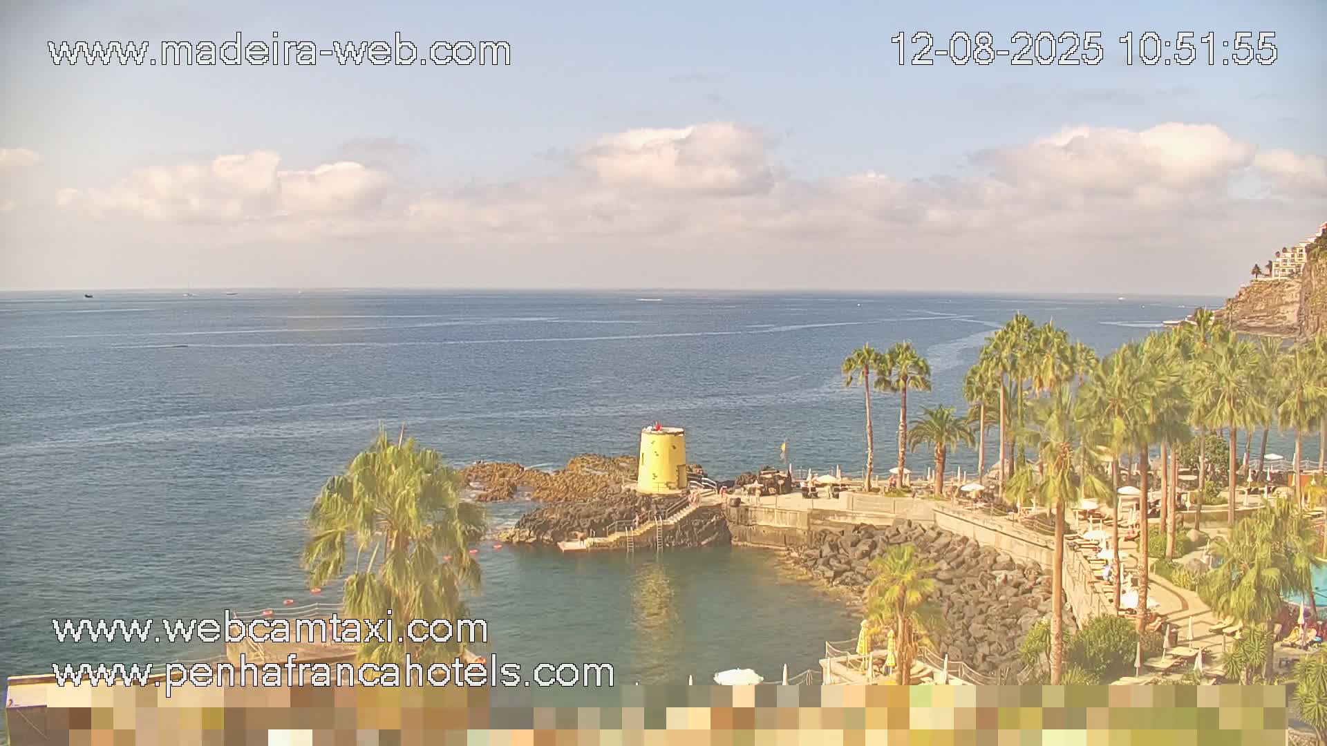 Funchal City View from Penha de Franca Hotel Live Cam - Funchal, Madeira, Portugal