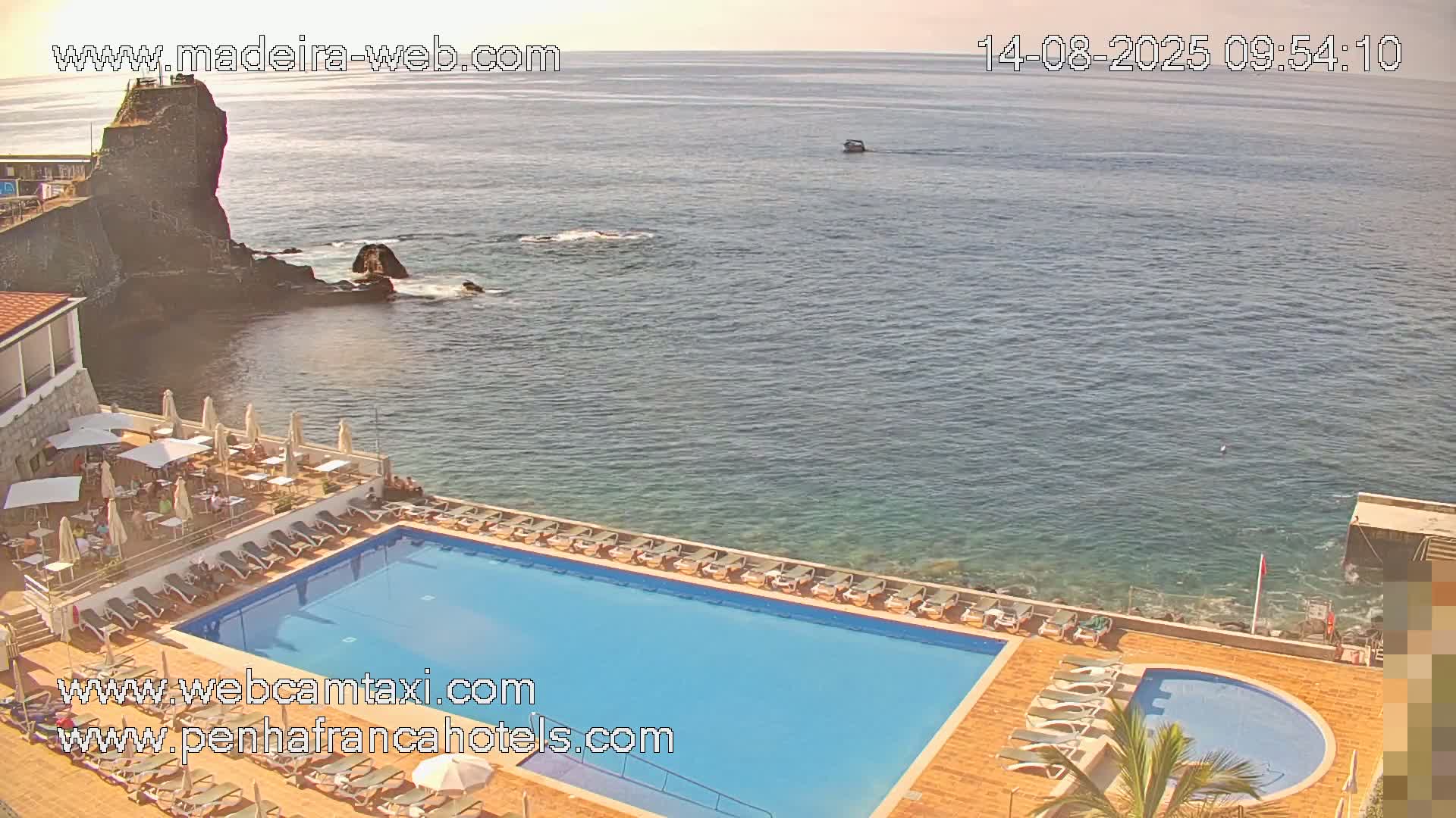 Funchal City View from Penha de Franca Hotel Live Cam - Funchal, Madeira, Portugal
