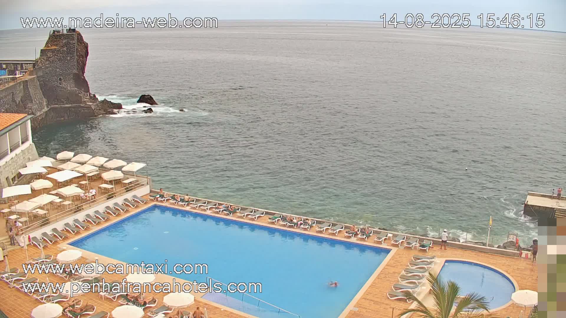 Funchal City View from Penha de Franca Hotel Live Cam - Funchal, Madeira, Portugal