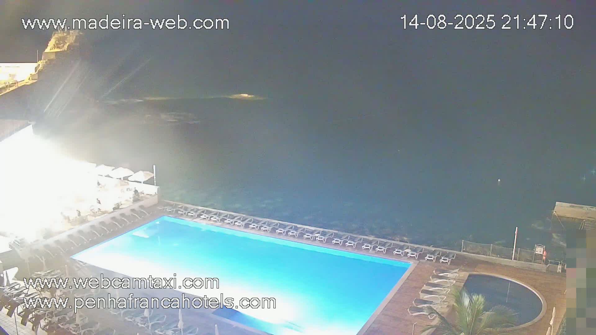 Funchal City View from Penha de Franca Hotel Live Cam - Funchal, Madeira, Portugal
