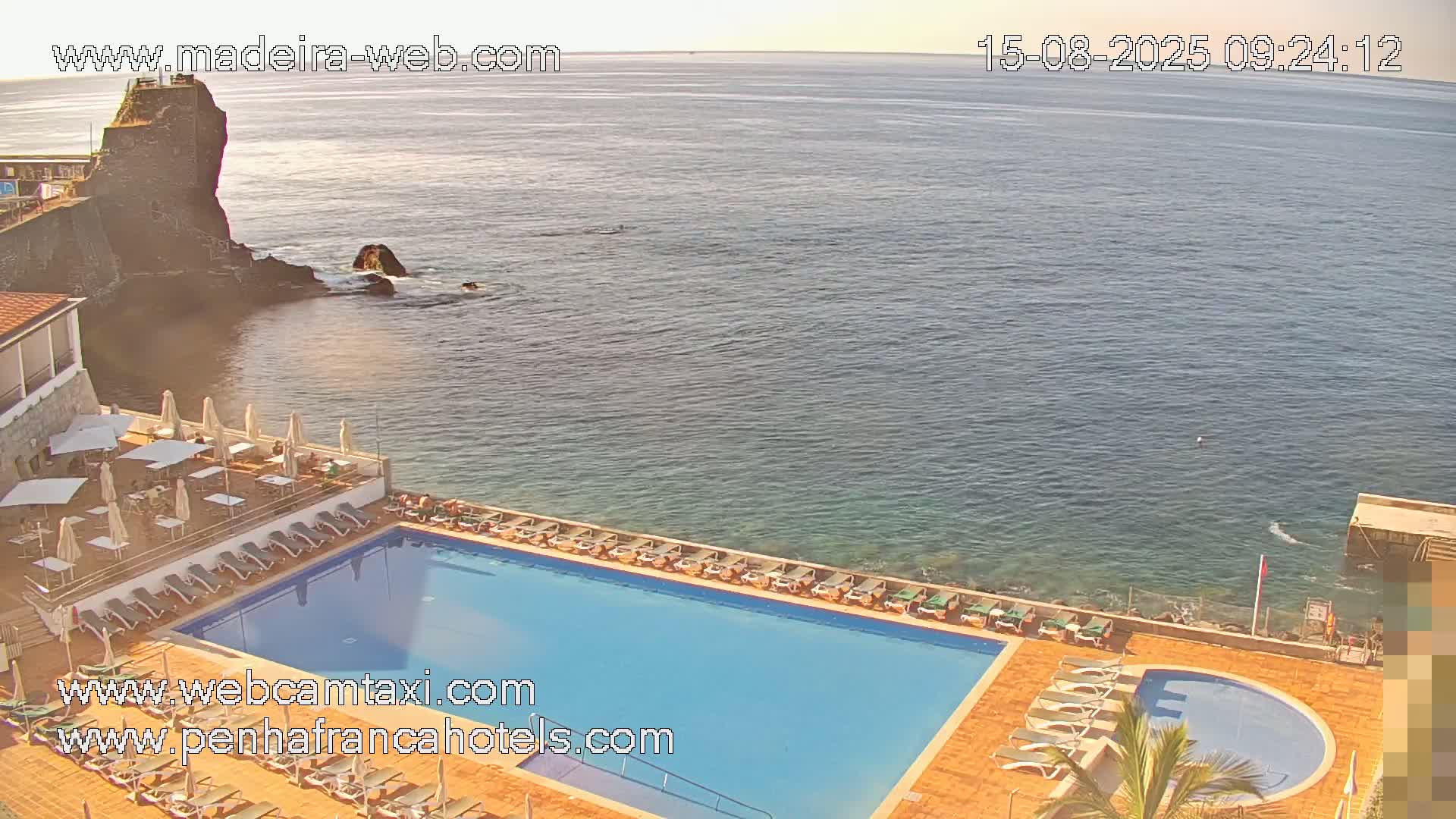 Funchal City View from Penha de Franca Hotel Live Cam - Funchal, Madeira, Portugal
