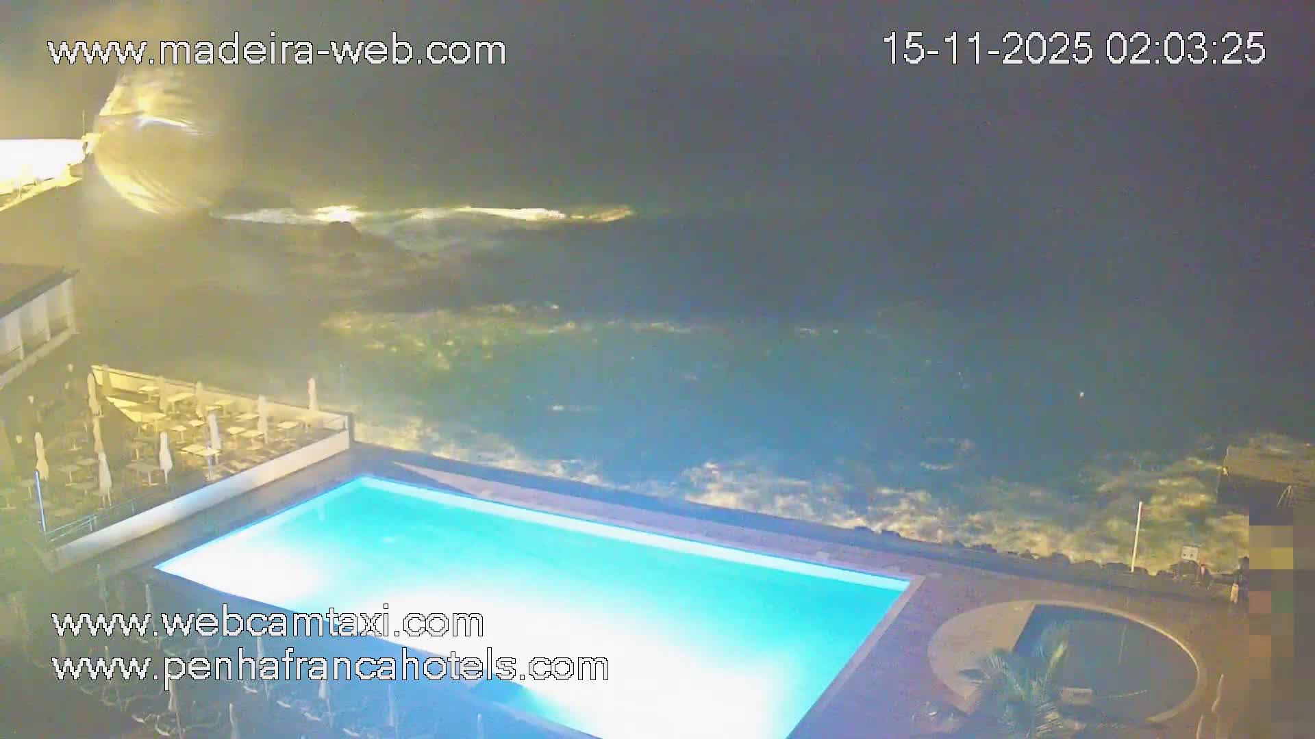 Funchal City View from Penha de Franca Hotel Live Cam - Funchal, Madeira, Portugal