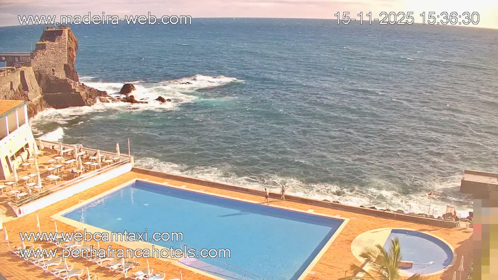 Funchal City View from Penha de Franca Hotel Live Cam - Funchal, Madeira, Portugal