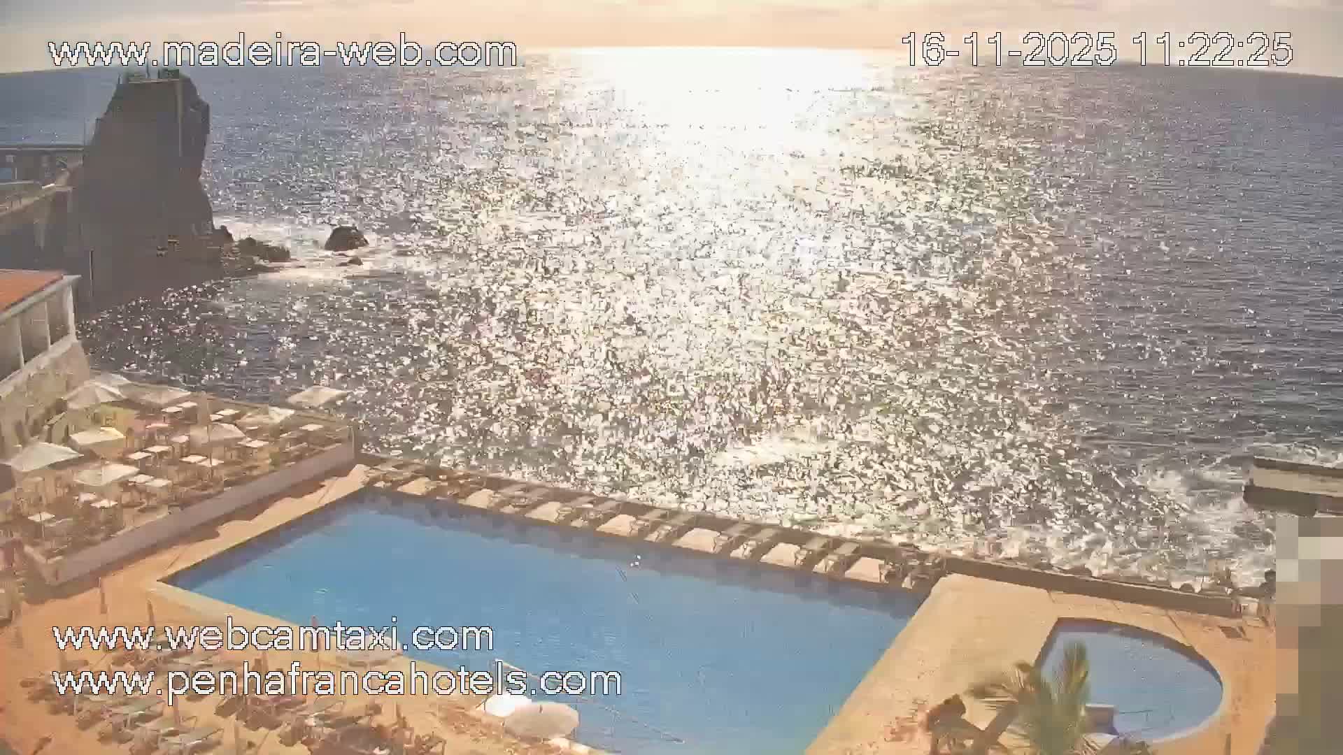 Funchal City View from Penha de Franca Hotel Live Cam - Funchal, Madeira, Portugal