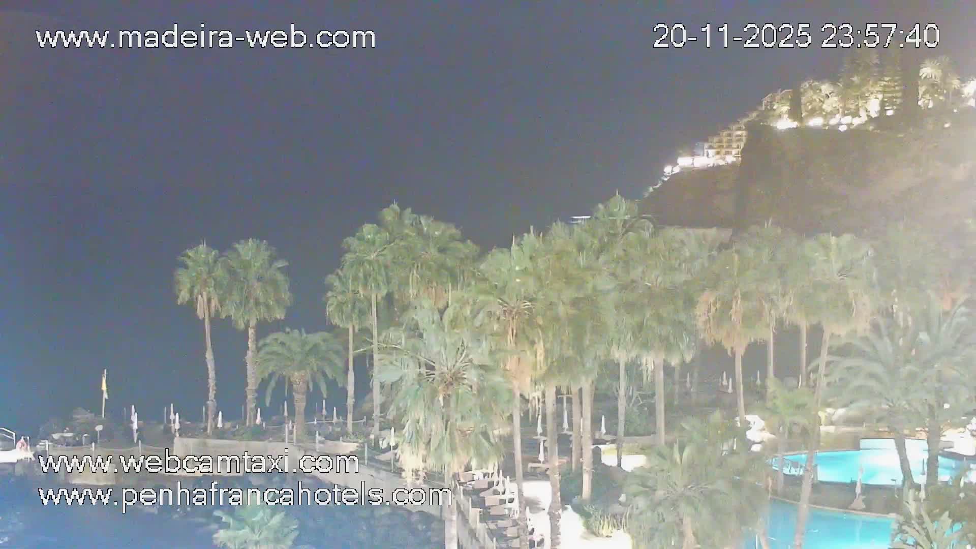 Funchal City View from Penha de Franca Hotel Live Cam - Funchal, Madeira, Portugal