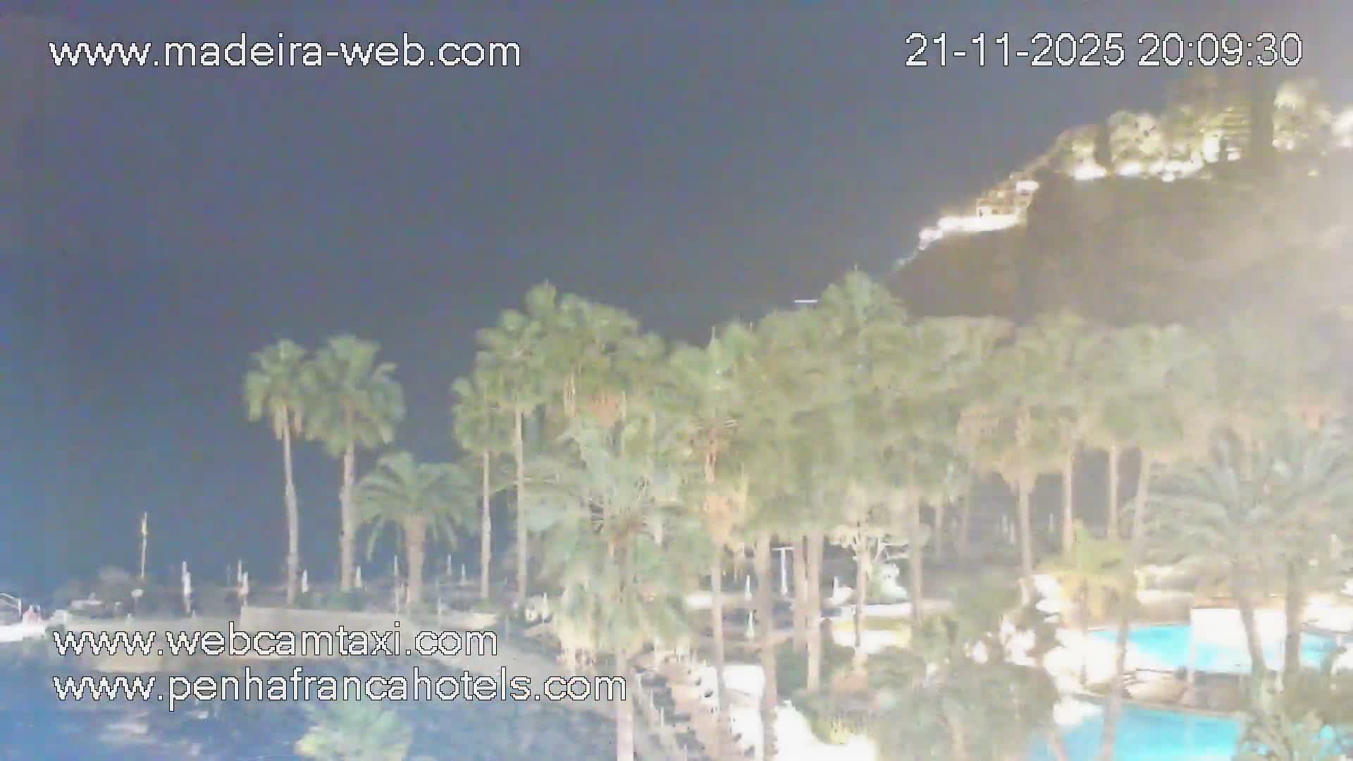 Funchal City View from Penha de Franca Hotel Live Cam - Funchal, Madeira, Portugal