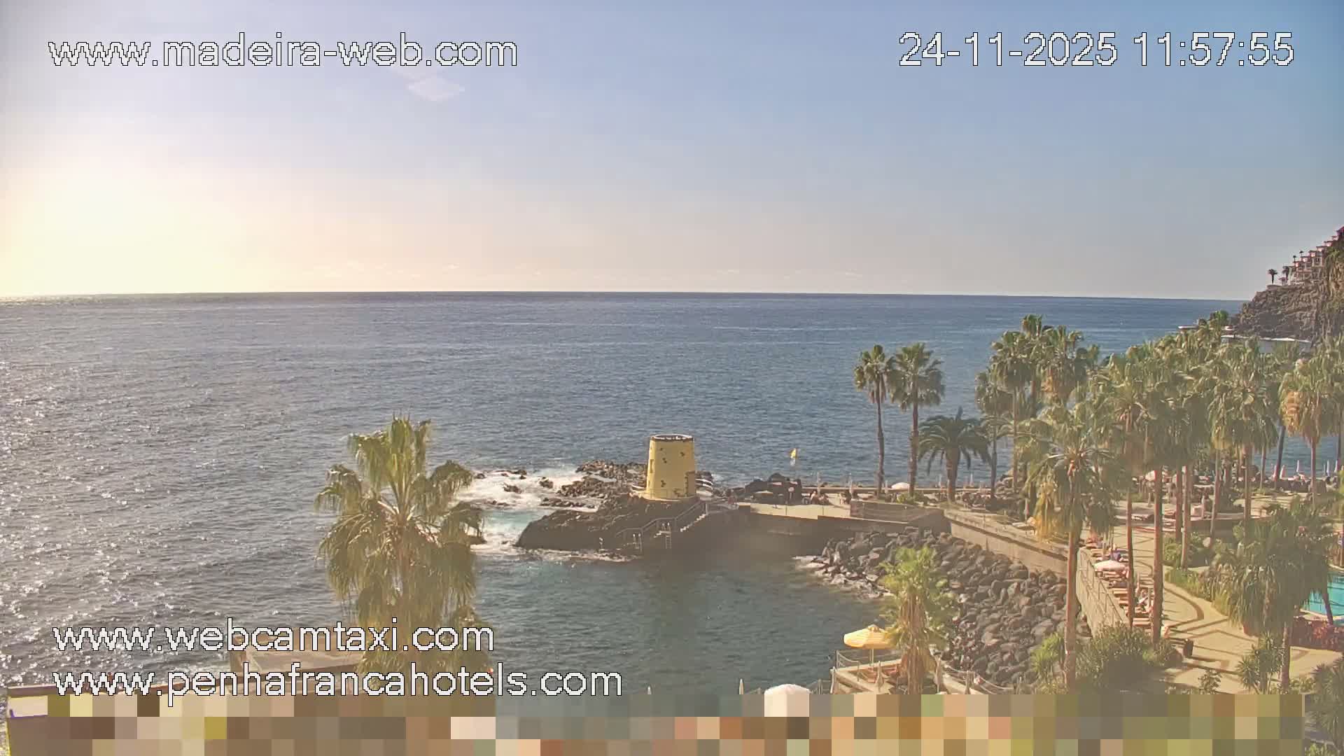 Funchal City View from Penha de Franca Hotel Live Cam - Funchal, Madeira, Portugal