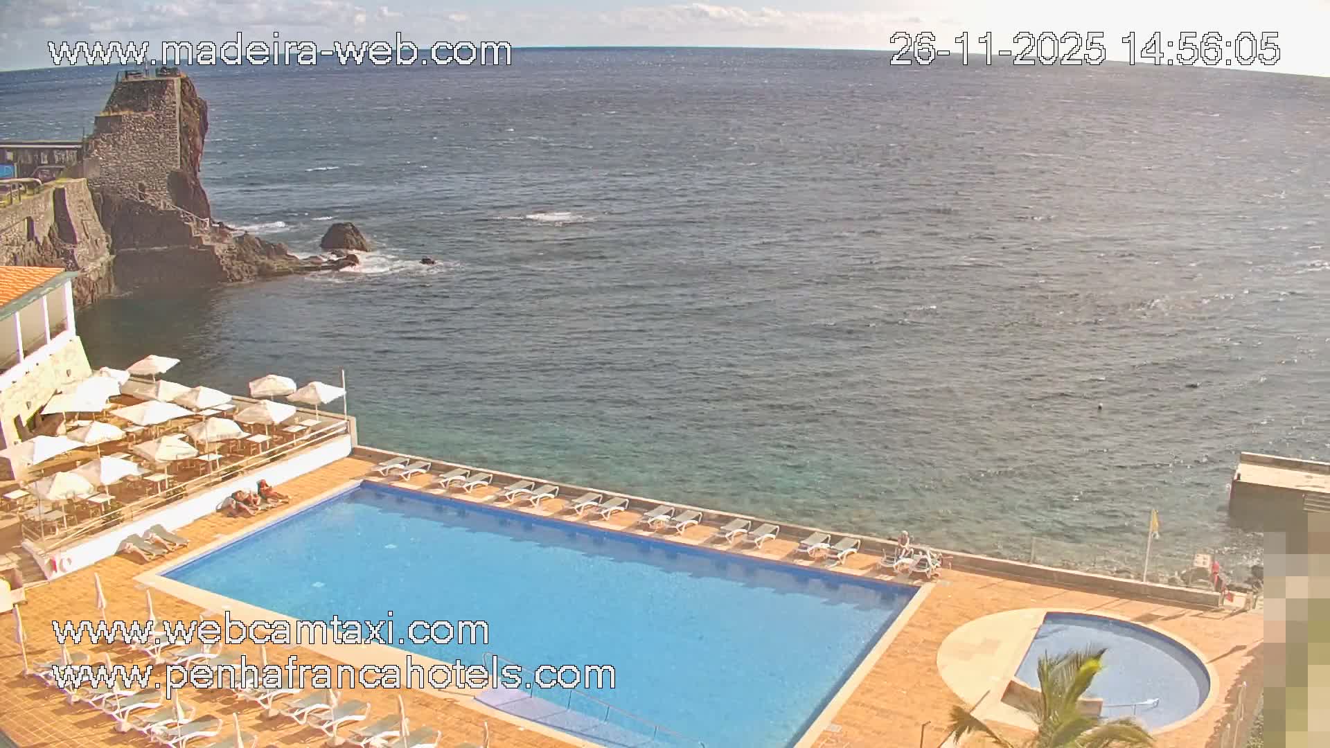 Funchal City View from Penha de Franca Hotel Live Cam - Funchal, Madeira, Portugal