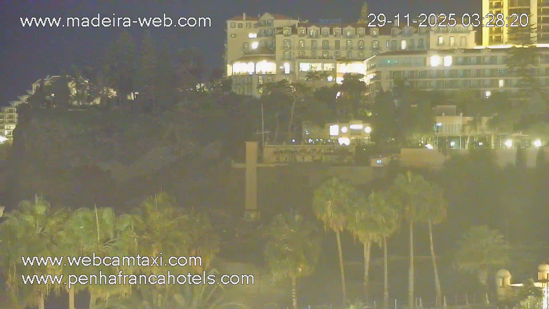 Funchal City View from Penha de Franca Hotel Live Cam - Funchal, Madeira, Portugal