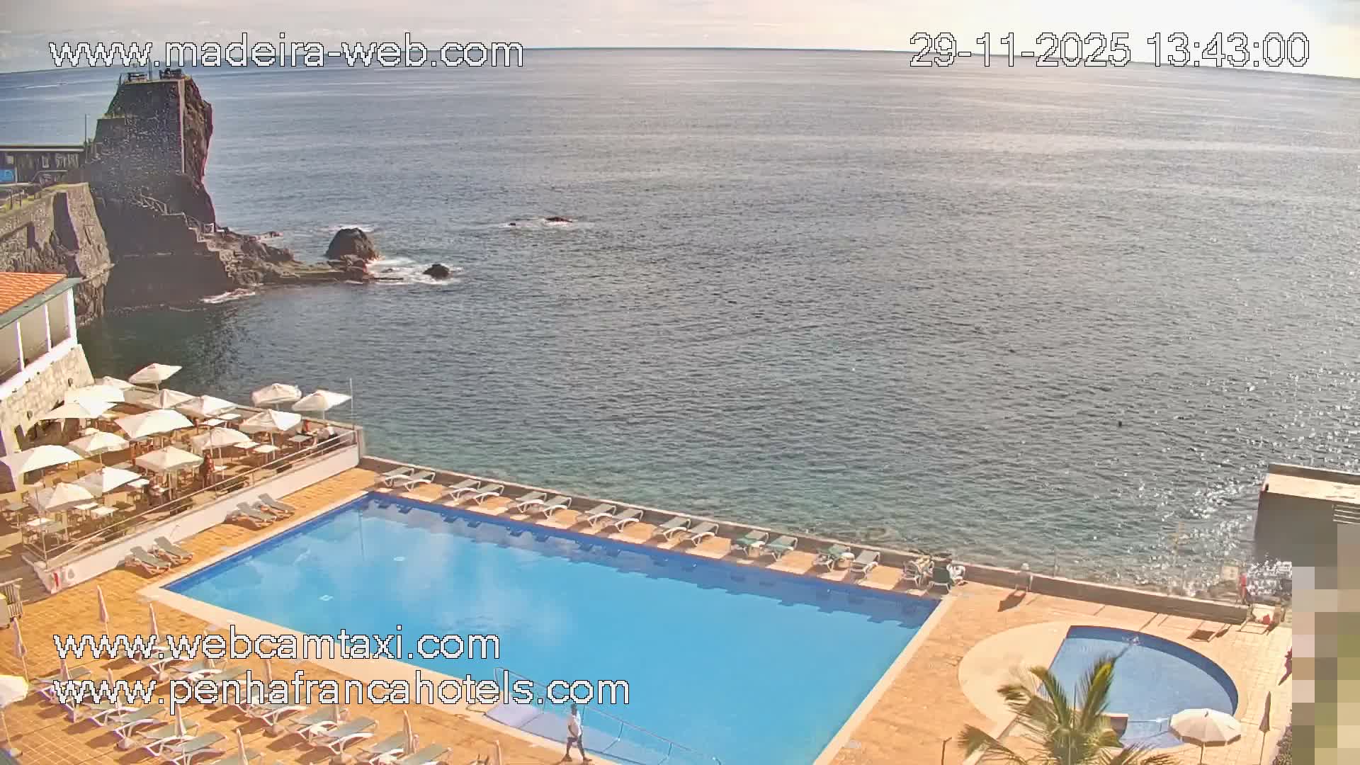 Funchal City View from Penha de Franca Hotel Live Cam - Funchal, Madeira, Portugal