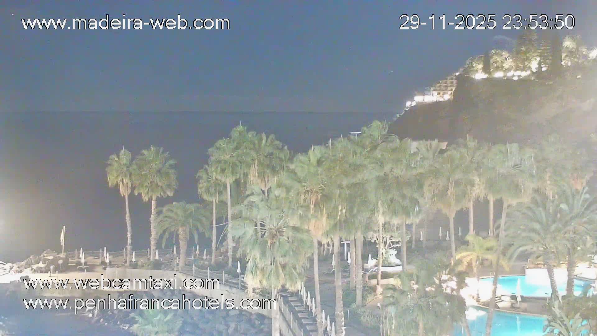 Funchal City View from Penha de Franca Hotel Live Cam - Funchal, Madeira, Portugal