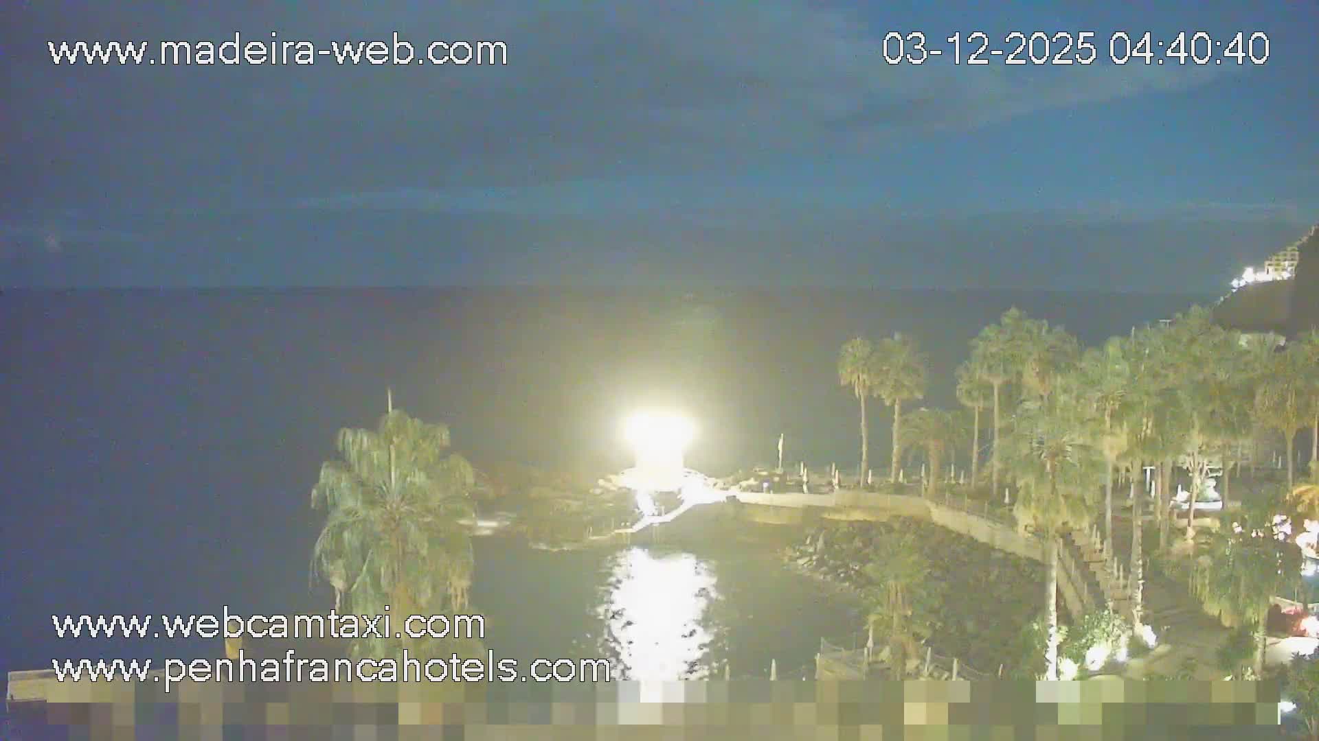 Funchal City View from Penha de Franca Hotel Live Cam - Funchal, Madeira, Portugal