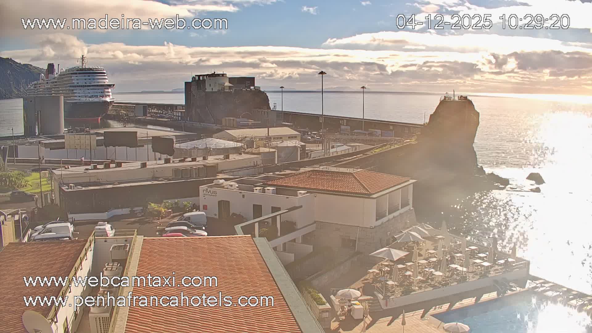 Funchal City View from Penha de Franca Hotel Live Cam - Funchal, Madeira, Portugal