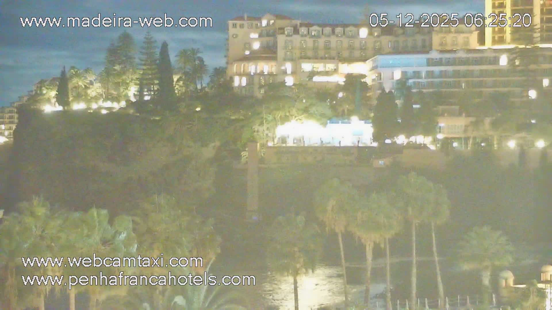 Funchal City View from Penha de Franca Hotel Live Cam - Funchal, Madeira, Portugal