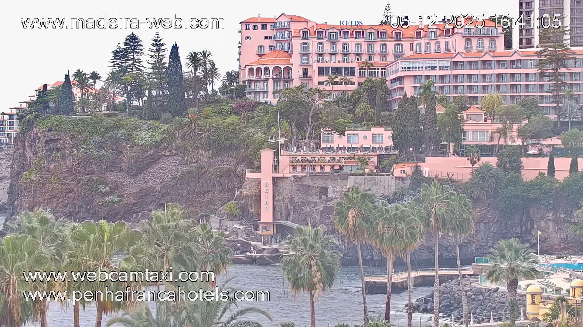 Funchal City View from Penha de Franca Hotel Live Cam - Funchal, Madeira, Portugal
