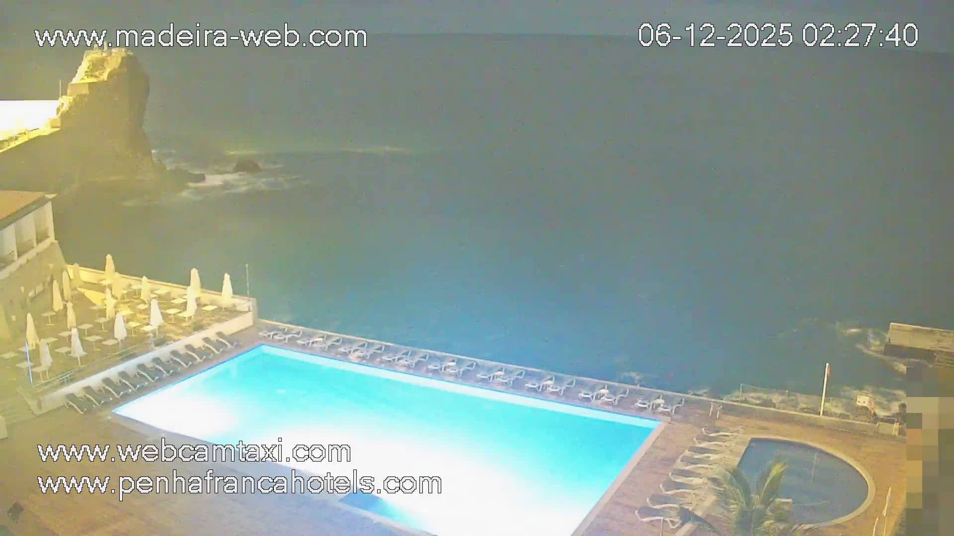 Funchal City View from Penha de Franca Hotel Live Cam - Funchal, Madeira, Portugal