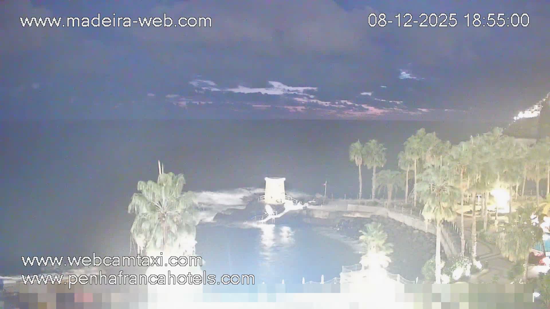 Funchal City View from Penha de Franca Hotel Live Cam - Funchal, Madeira, Portugal