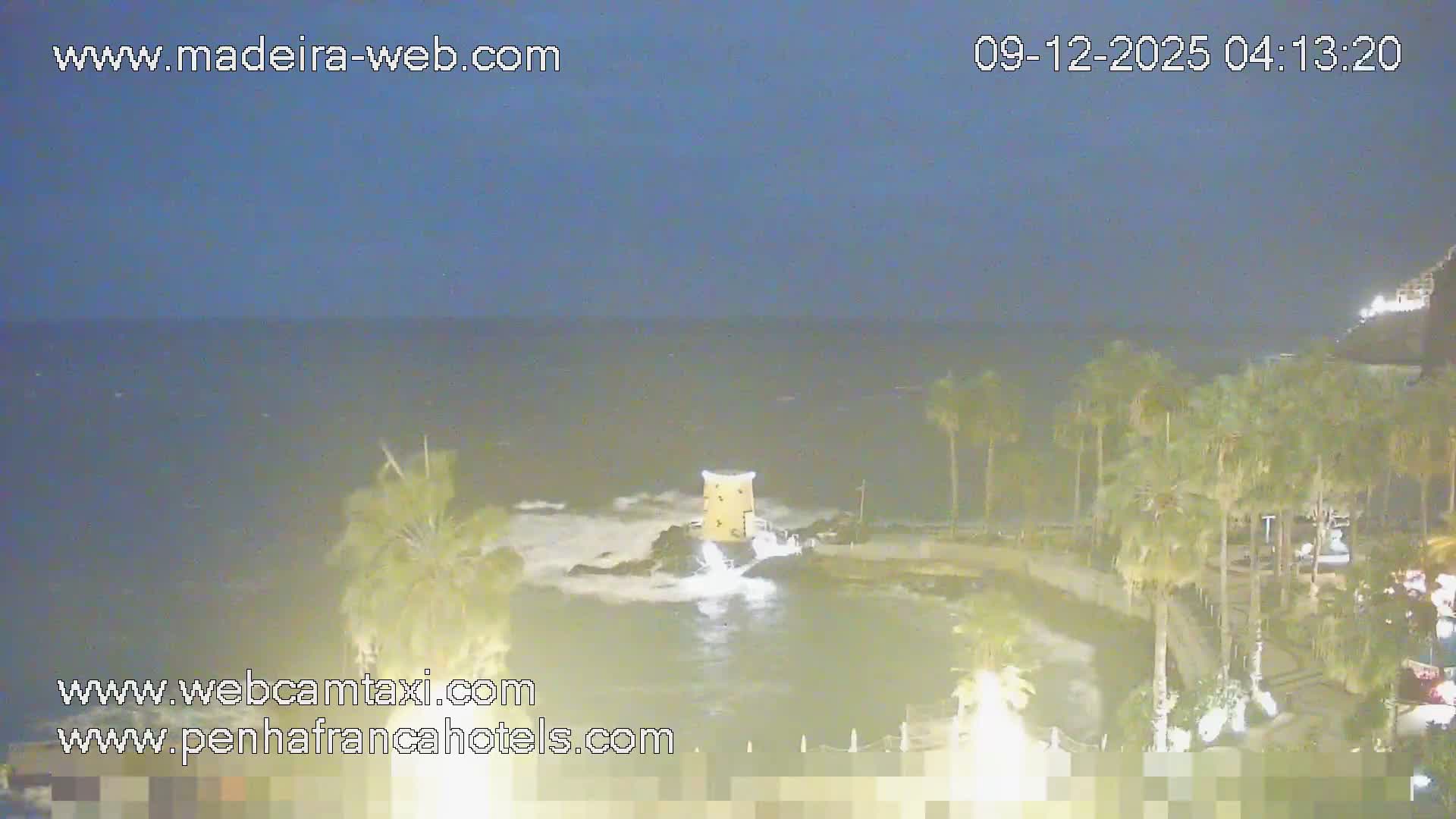 Funchal City View from Penha de Franca Hotel Live Cam - Funchal, Madeira, Portugal