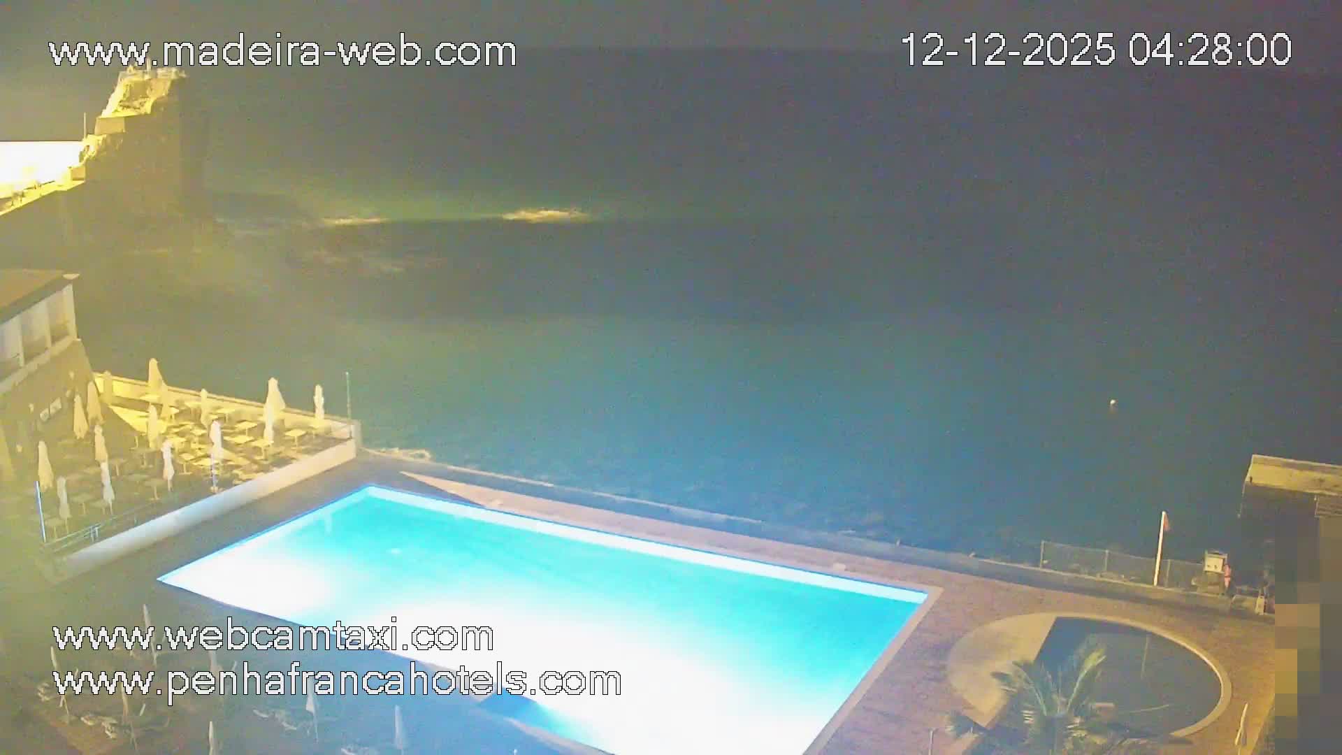 Funchal City View from Penha de Franca Hotel Live Cam - Funchal, Madeira, Portugal