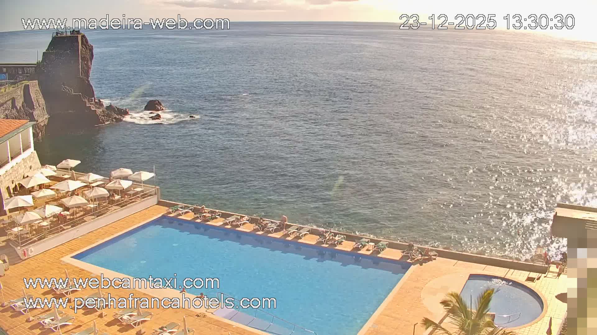 Funchal City View from Penha de Franca Hotel Live Cam - Funchal, Madeira, Portugal
