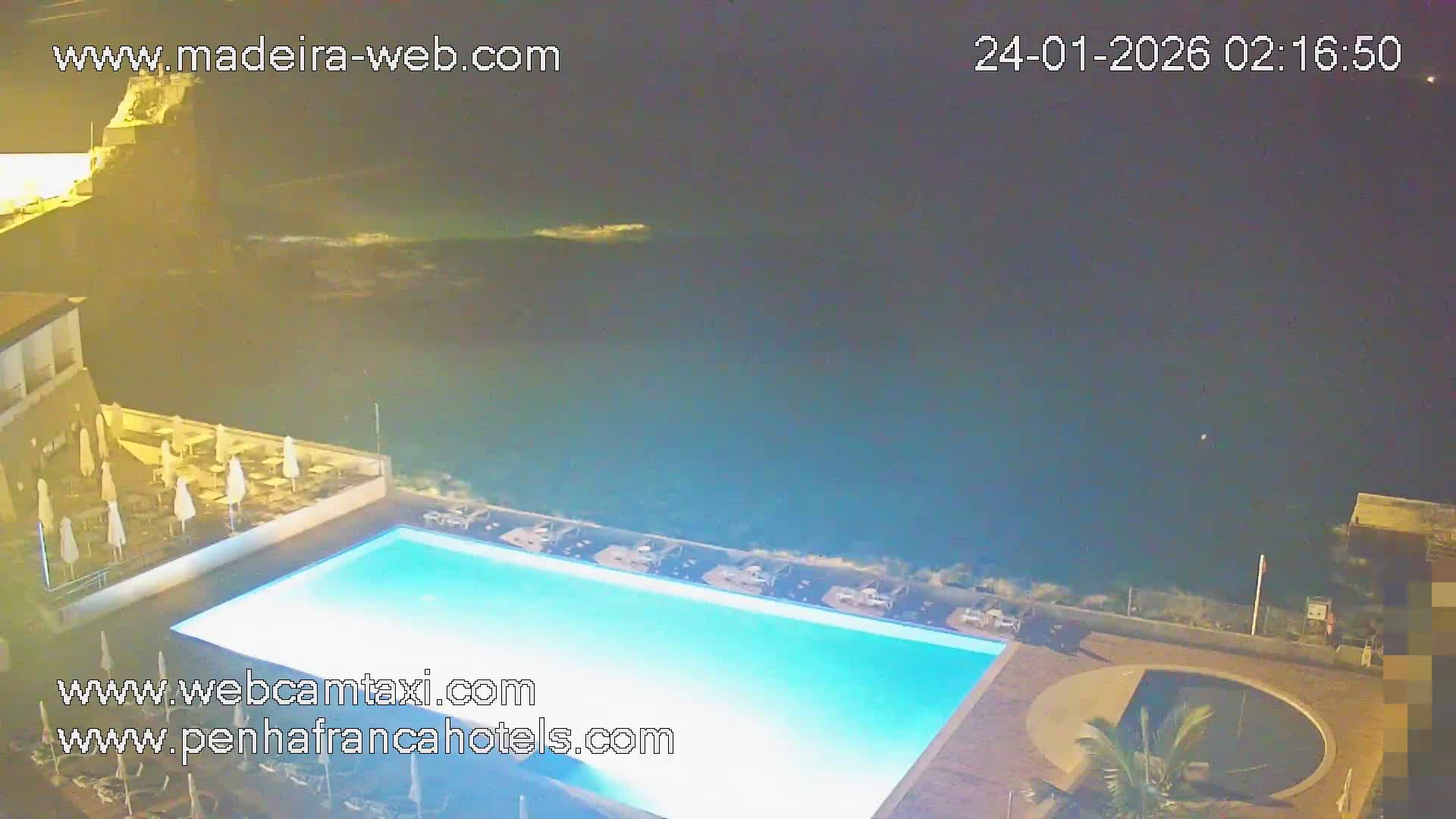 Funchal City View from Penha de Franca Hotel Live Cam - Funchal, Madeira, Portugal