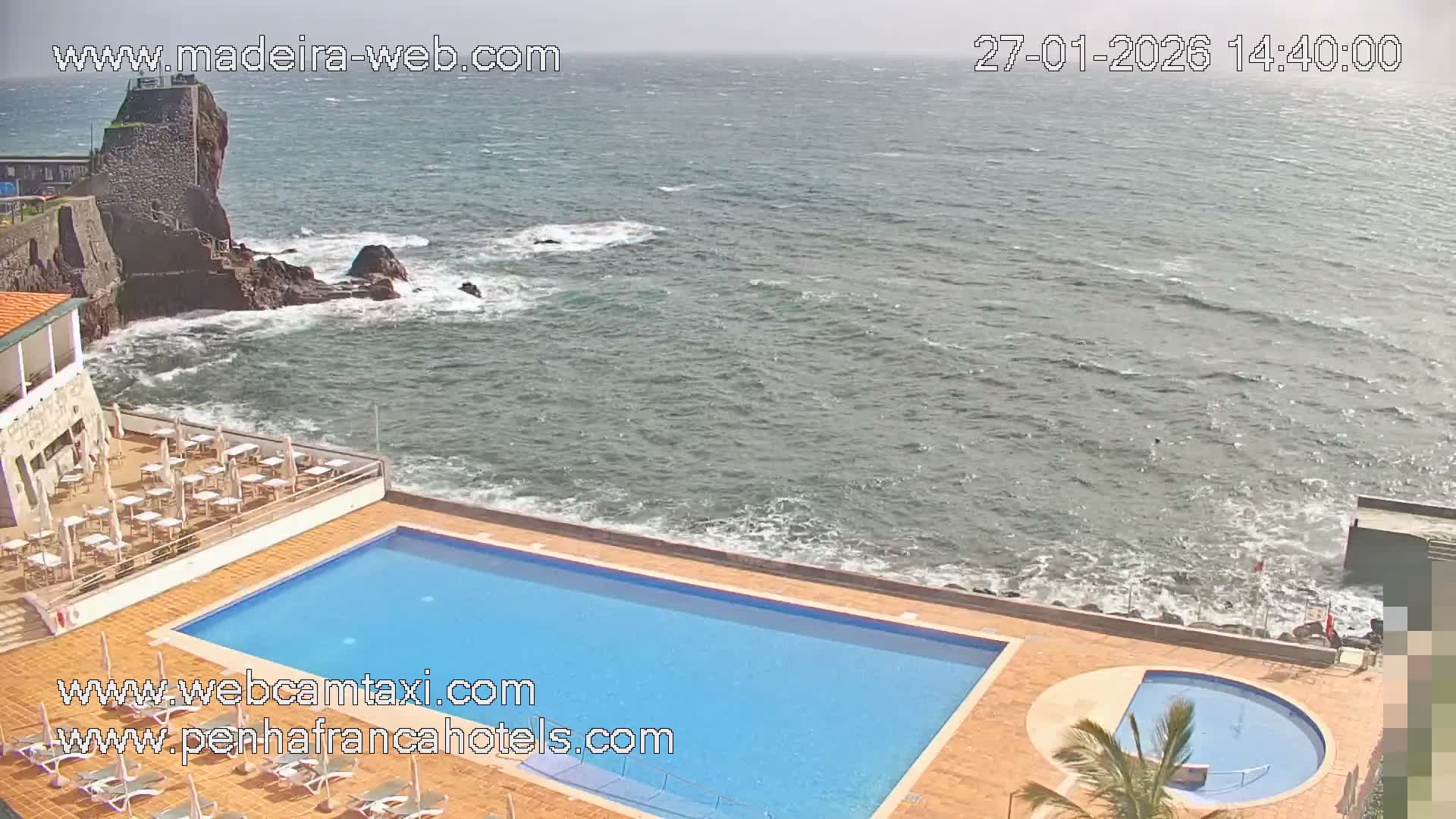 Funchal City View from Penha de Franca Hotel Live Cam - Funchal, Madeira, Portugal