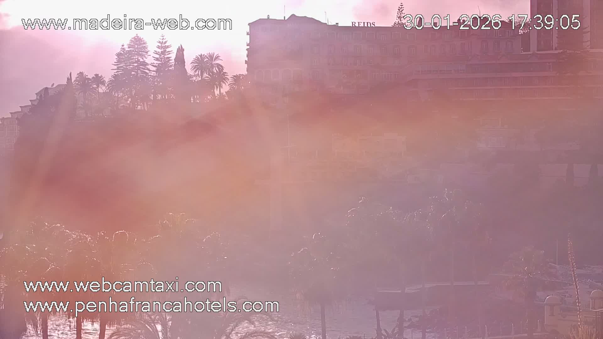 Funchal City View from Penha de Franca Hotel Live Cam - Funchal, Madeira, Portugal